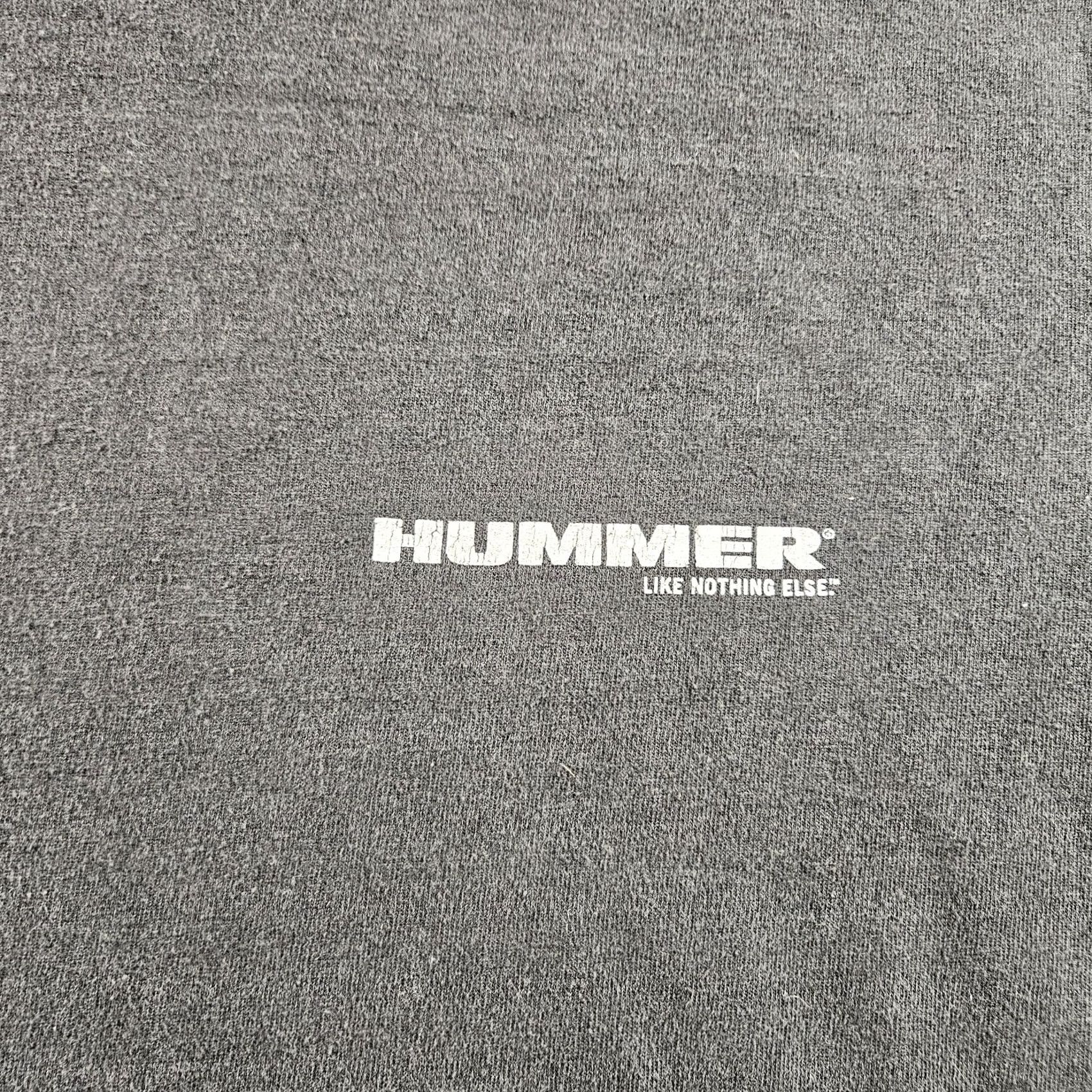 Vintage Hummer Shirt Mens Large Black Long Sleeve Like Nothing Else Graphic Badger Sport Size US L / EU 52-54 / 3 - 2 Thumbnail