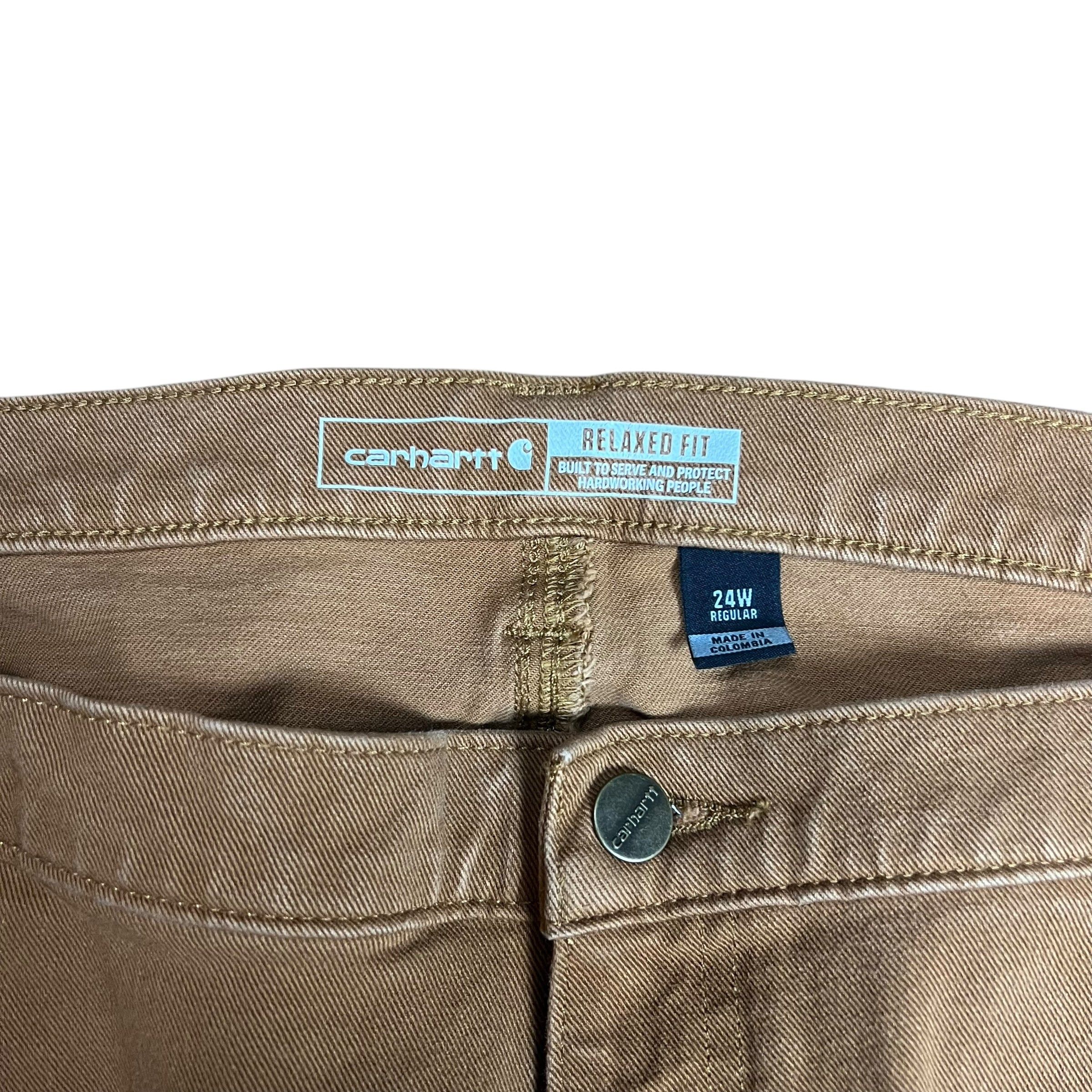 Carhartt Carhartt Beige Double Knee Work Pants - 24W Size 42" / US 20 - 4 Thumbnail