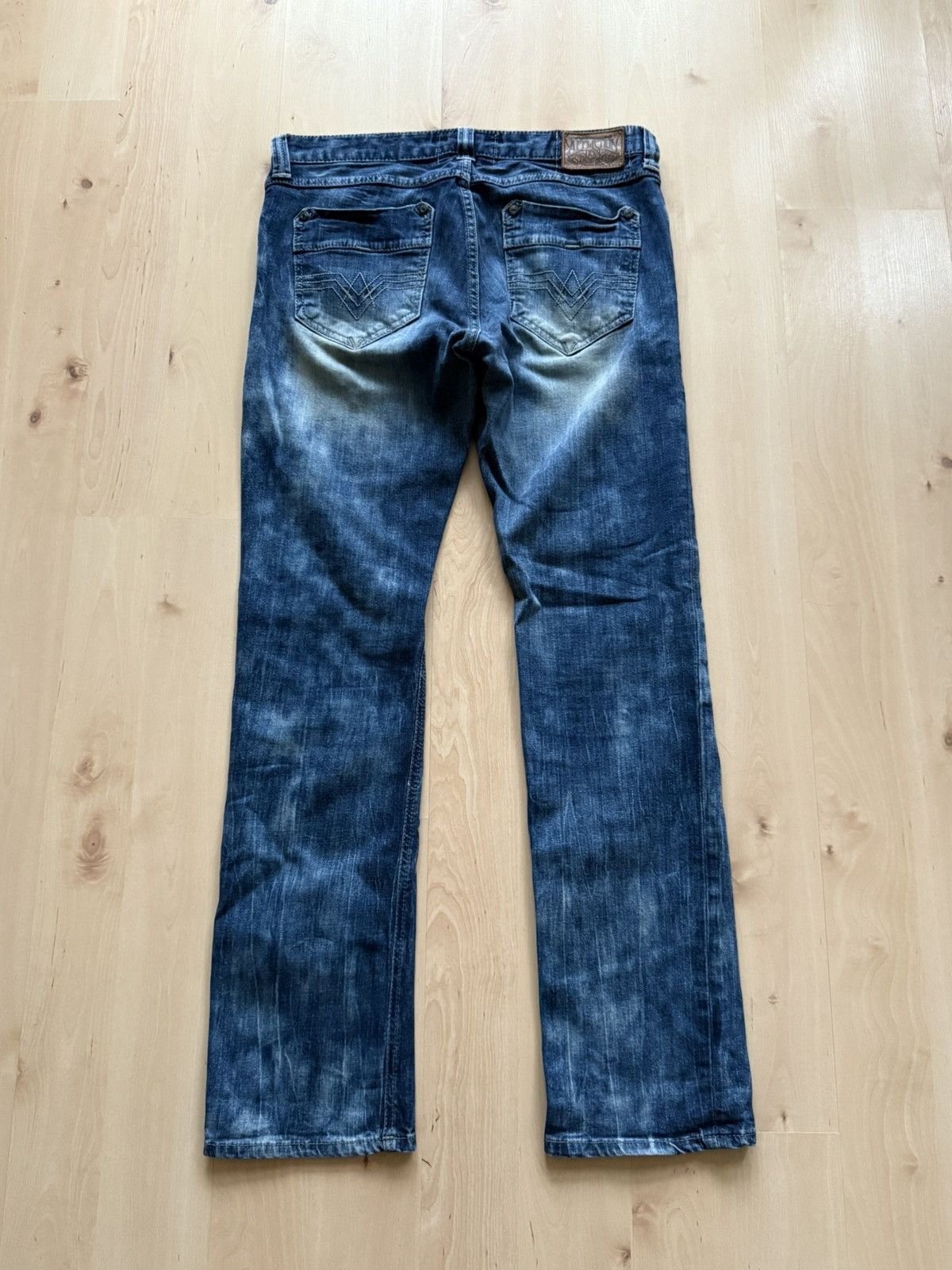 Affliction Affliction Gage Washed Korean Denim jeans vintage Size US 34 / EU 50 - 2 Thumbnail
