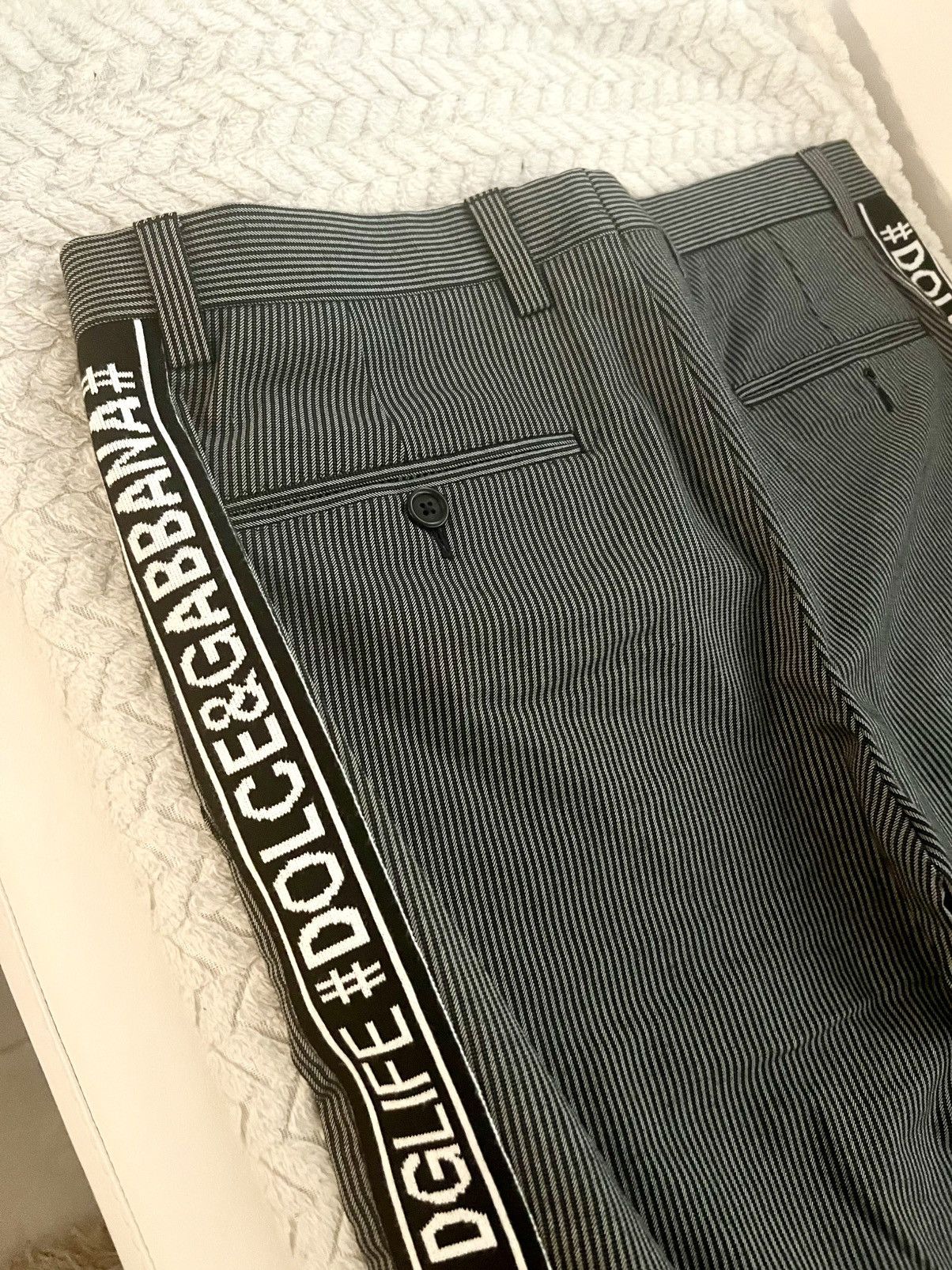 Dolce & Gabbana RARE Pair Of Vintage Dolce & Gabbana Trouser In Grey Size US 30 / EU 46 - 2 Thumbnail