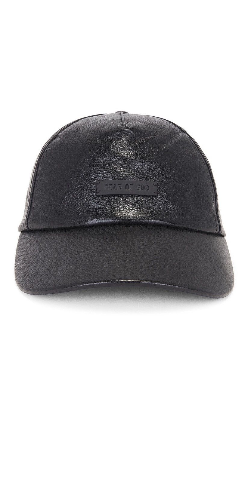 Fear of God Fear of God Textured Leather Baseball Cap Size 40 - 13 Thumbnail