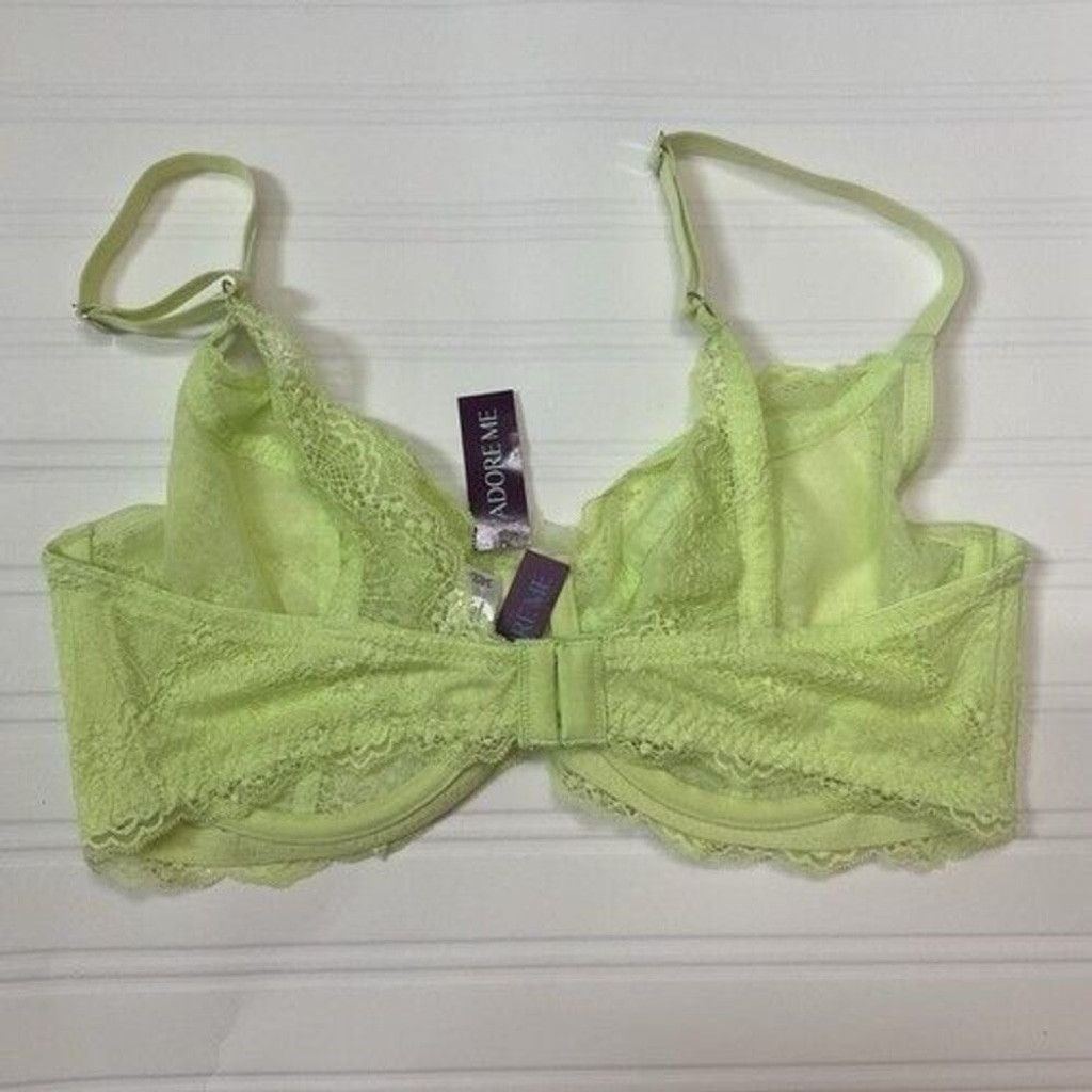 Other Adore Me Sheer Lace Full Coverage Underwired Bra Women 34DD Size ONE SIZE - 3 Thumbnail