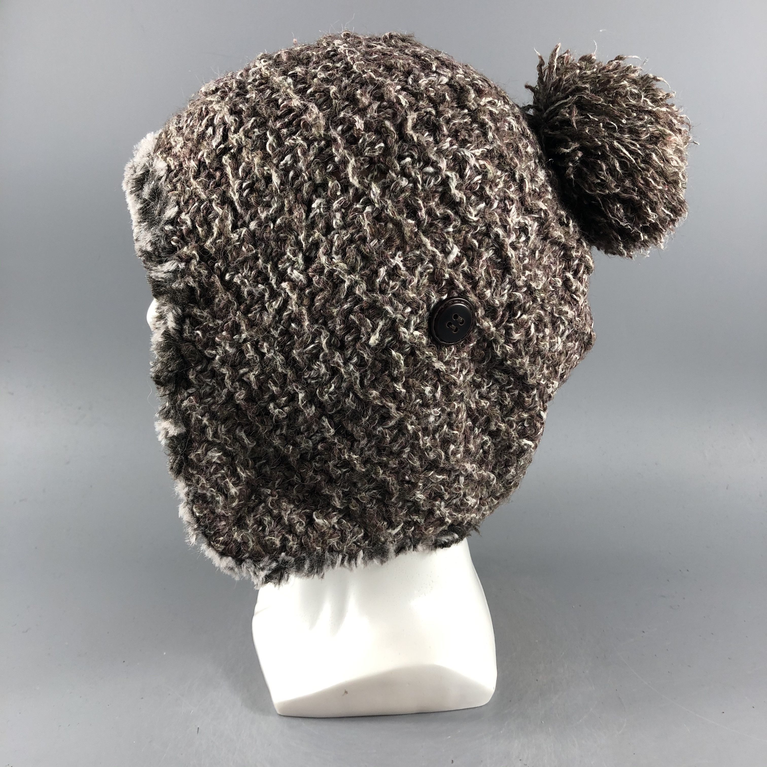 Japanese Brand × Vintage Unknown Ear Flap Hat Beanie Snow Hat Snow Cap -D094 Size ONE SIZE - 1 Thumbnail