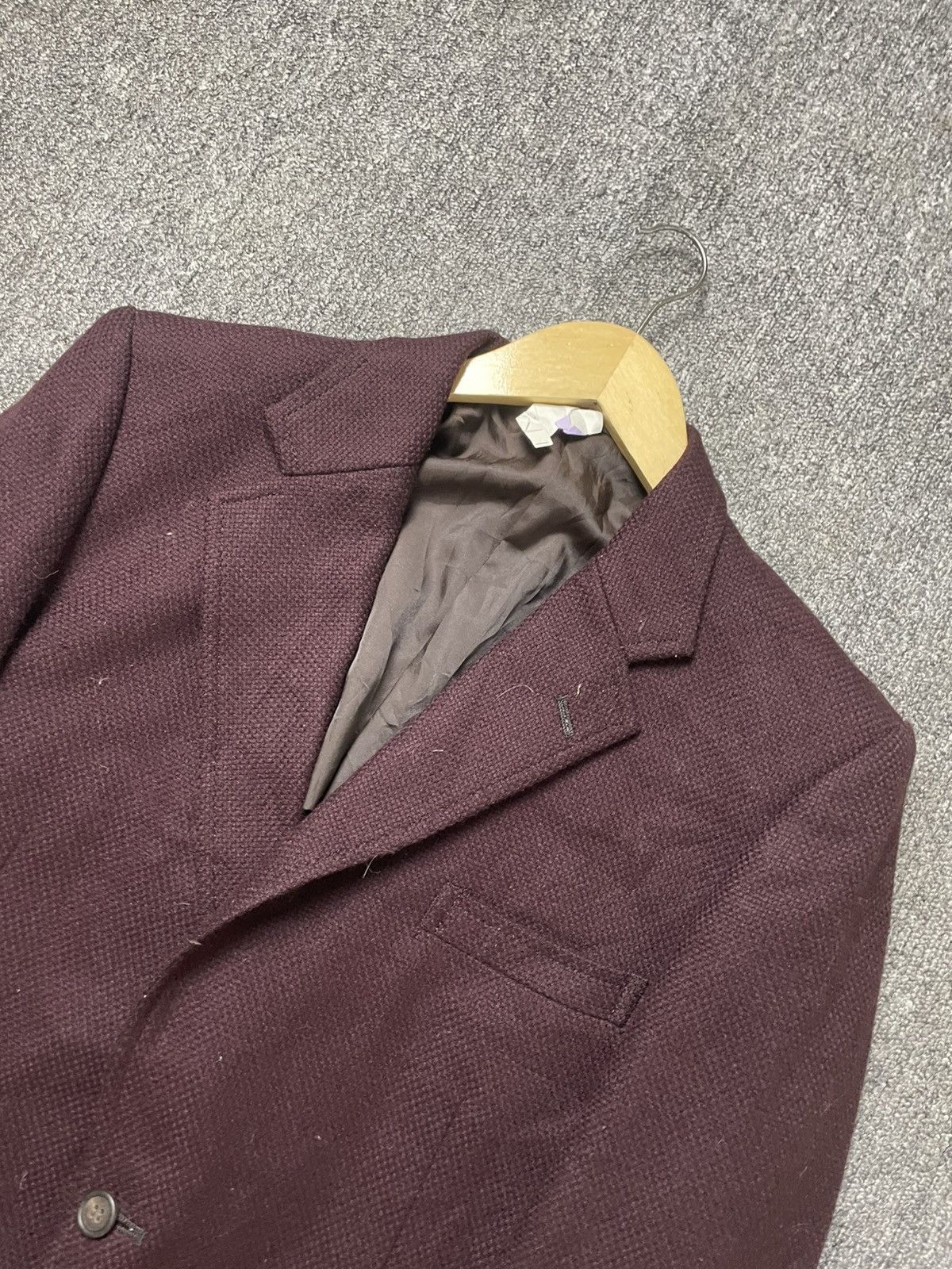 Japanese Brand Habergeon Single Breasted Wool Blazer (180) Size US S / EU 44-46 / 1 - 2 Thumbnail