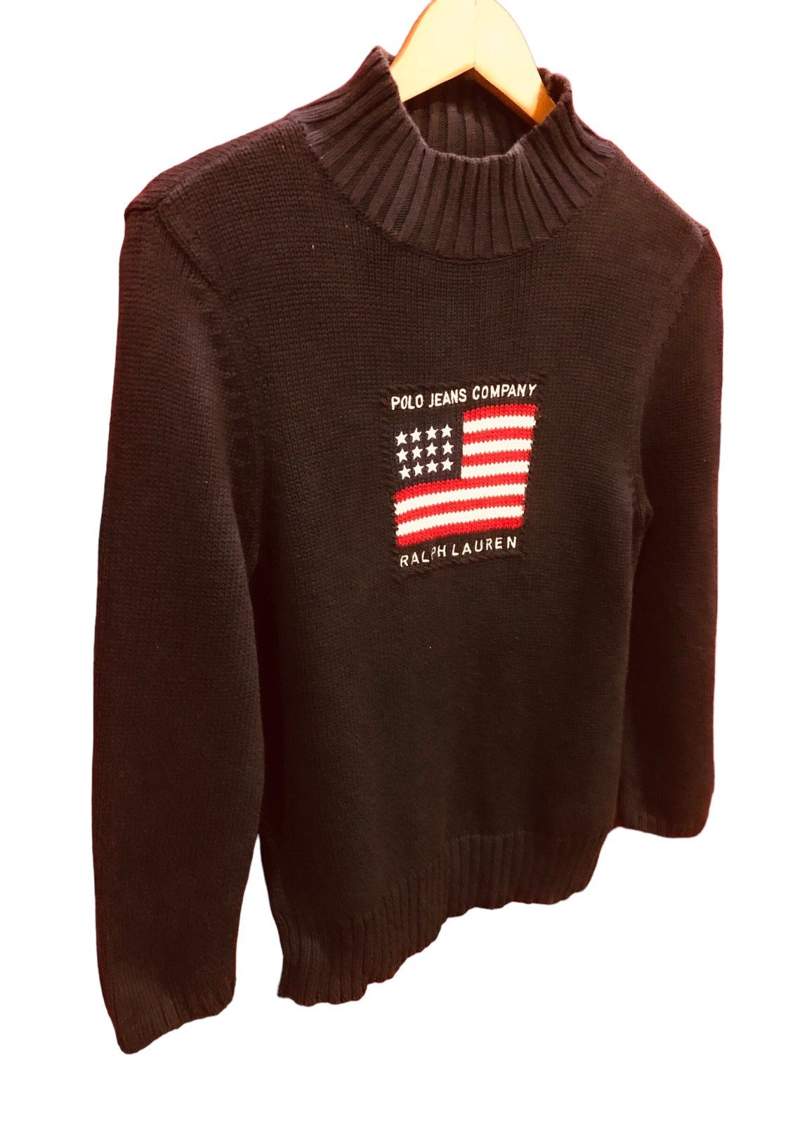 Polo Ralph Lauren Polo Ralph Lauren Big Logo Knitted Sweatshirt Size US M / EU 48-50 / 2 - 2 Thumbnail