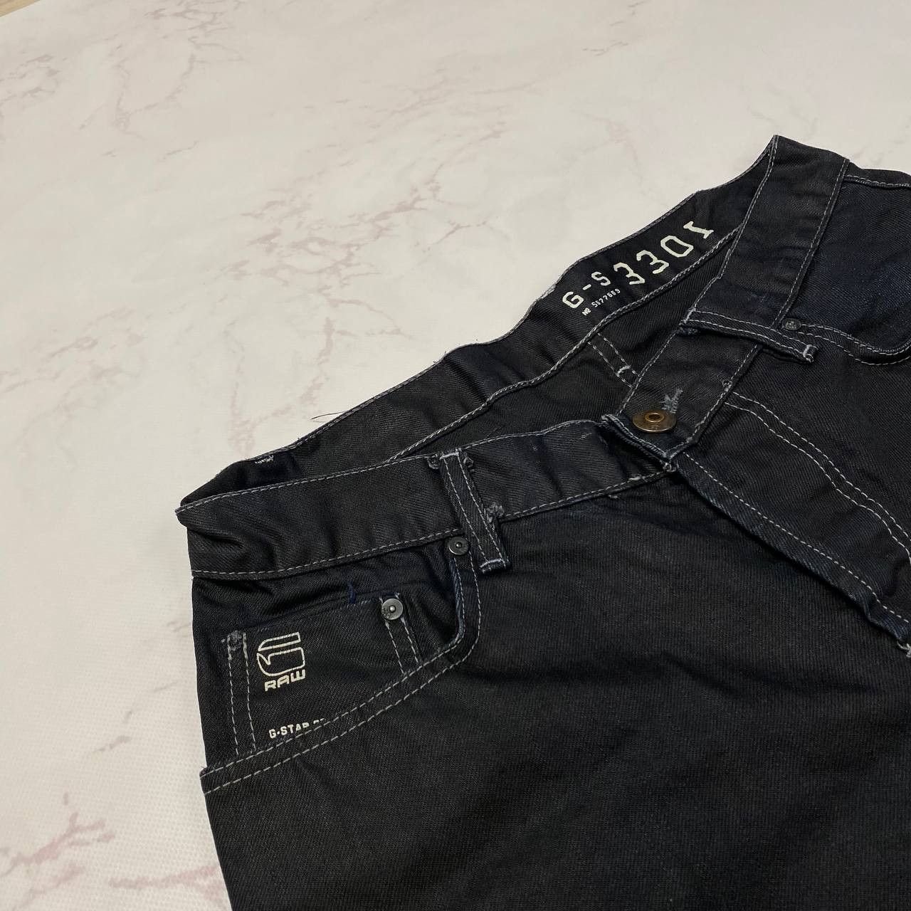 G-Star G-STAR GSTAR RAW BLACK DENIM JEANS SIZE M JAPANEESE Size US 32 / EU 48 - 4 Thumbnail