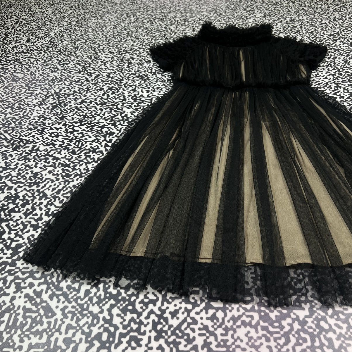 Dolce & Gabbana Dolce Gabbana Silk Sheer Tulle Dress Nude Lining Luxury Rare Size S / US 4 / IT 40 - 5 Thumbnail