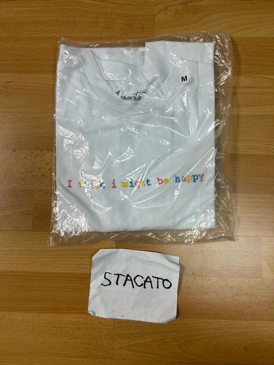 Gnarcotic × Rap Tees Gnarcotic Lil Gnar I Think I Might Be Happy Tee White Size US M / EU 48-50 / 2 - 2 Thumbnail