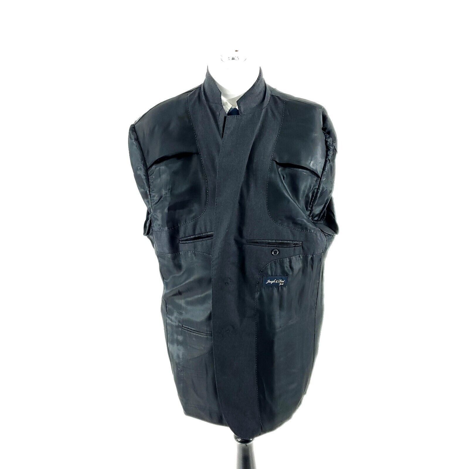 Joseph & Feiss Joseph & Feiss Gold Wool 2 Button Suit Jacket 46R OR Slim 48 Size 46R - 11 Thumbnail