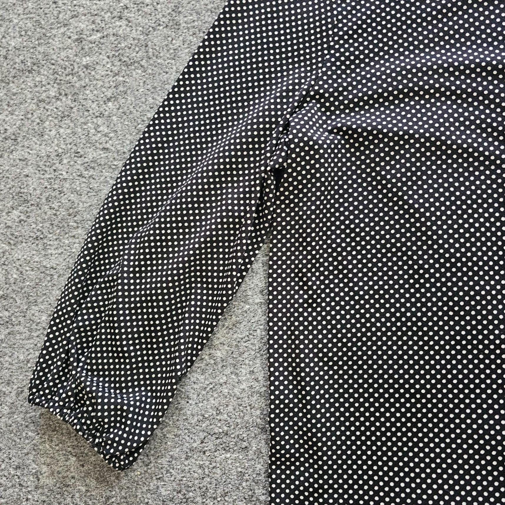 Adrianna Papell Adrianna Papell Top Womens XL Black White Polka Dot 3/4 Sleeve Stretch Casual Blouse Dressy Casual Womens XL Polka Dot Adrianna Papell Top Size XL / US 12-14 / IT 48-50 - 4 Thumbnail