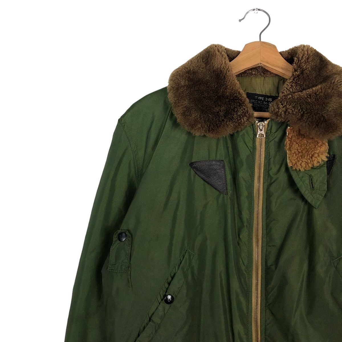 Avirex 🔥VINTAGE 70’s AVIREX USA BOMBER JACKET MINK FUR COLLAR Size US M / EU 48-50 / 2 - 7 Thumbnail