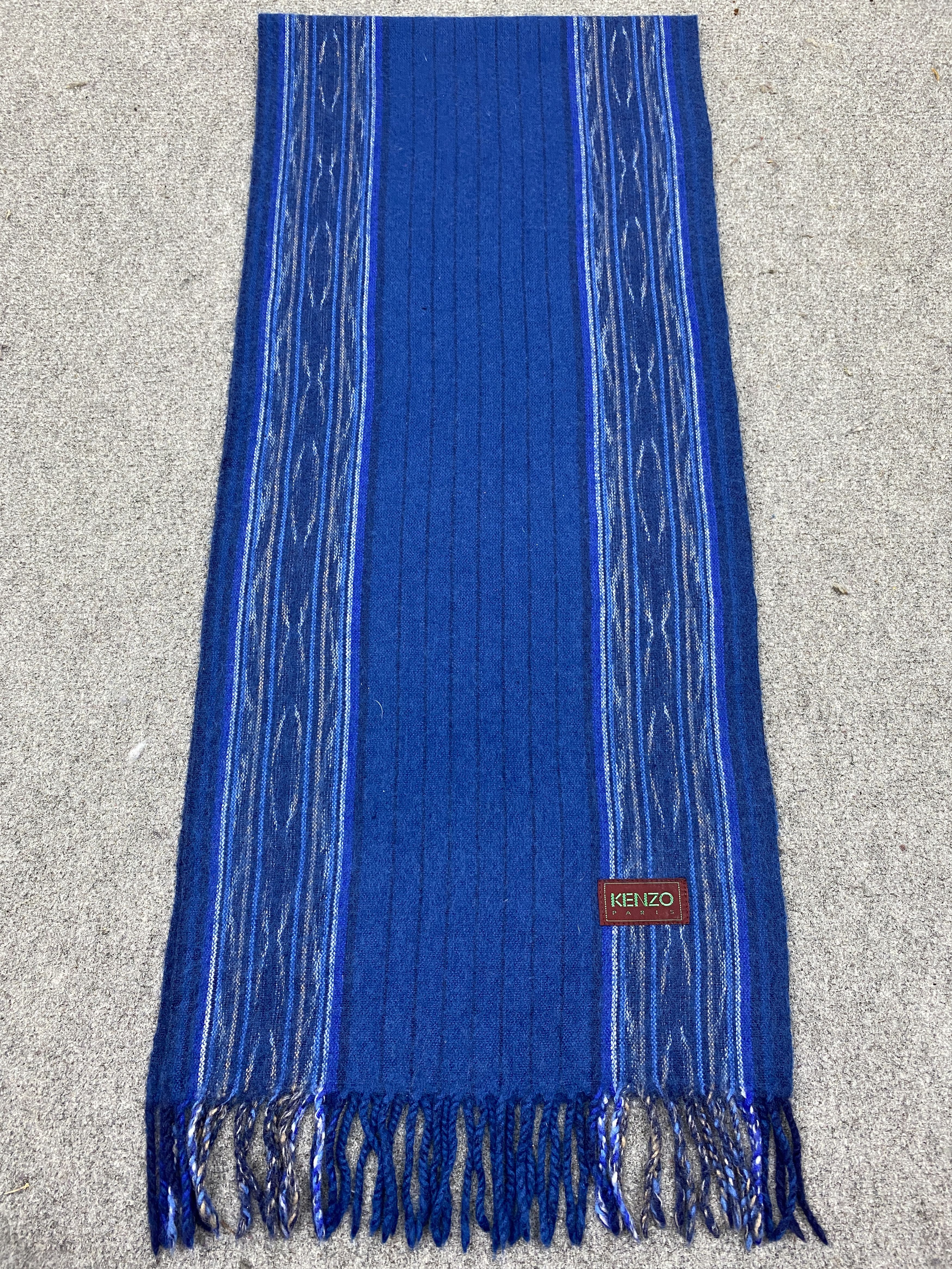 Kenzo Kenzo Wool Scarf Muffler Neckwear SC0316 Size ONE SIZE - 4 Thumbnail