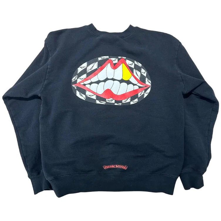 Chrome Hearts Chrome Hearts Matty Boy Floral Chomper Crewneck Black Size US L / EU 52-54 / 3 - 2 Thumbnail