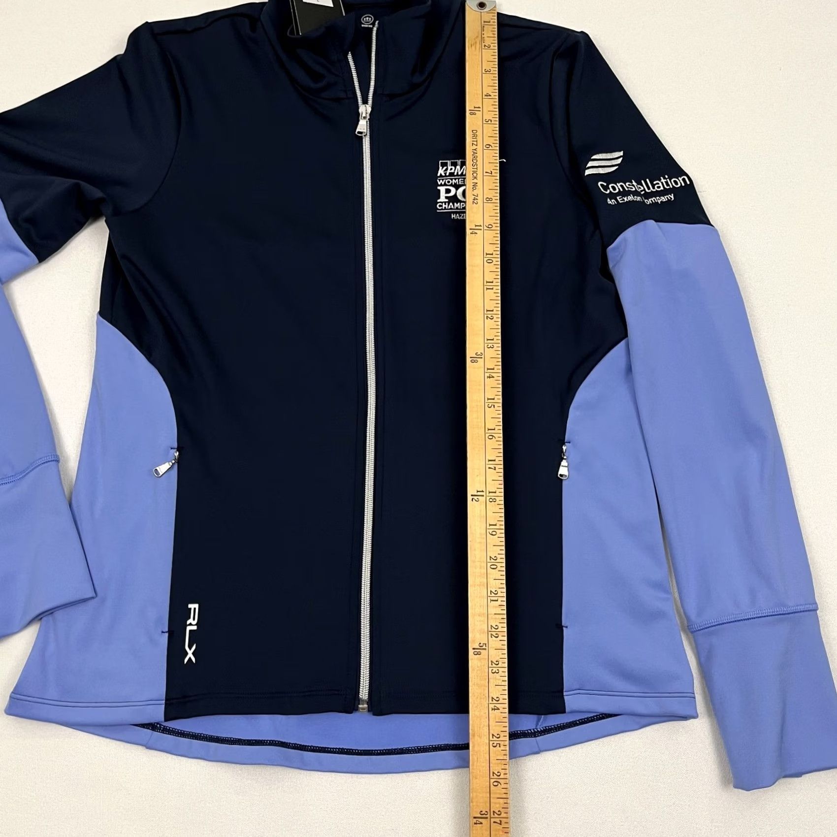 RLX Ralph Lauren VINTAGE RLX Ralph Lauren Jacket Womens L KPMG Championship Hazeltine Golf Full Zip NEW Size L / US 10 / IT 46 - 4 Thumbnail
