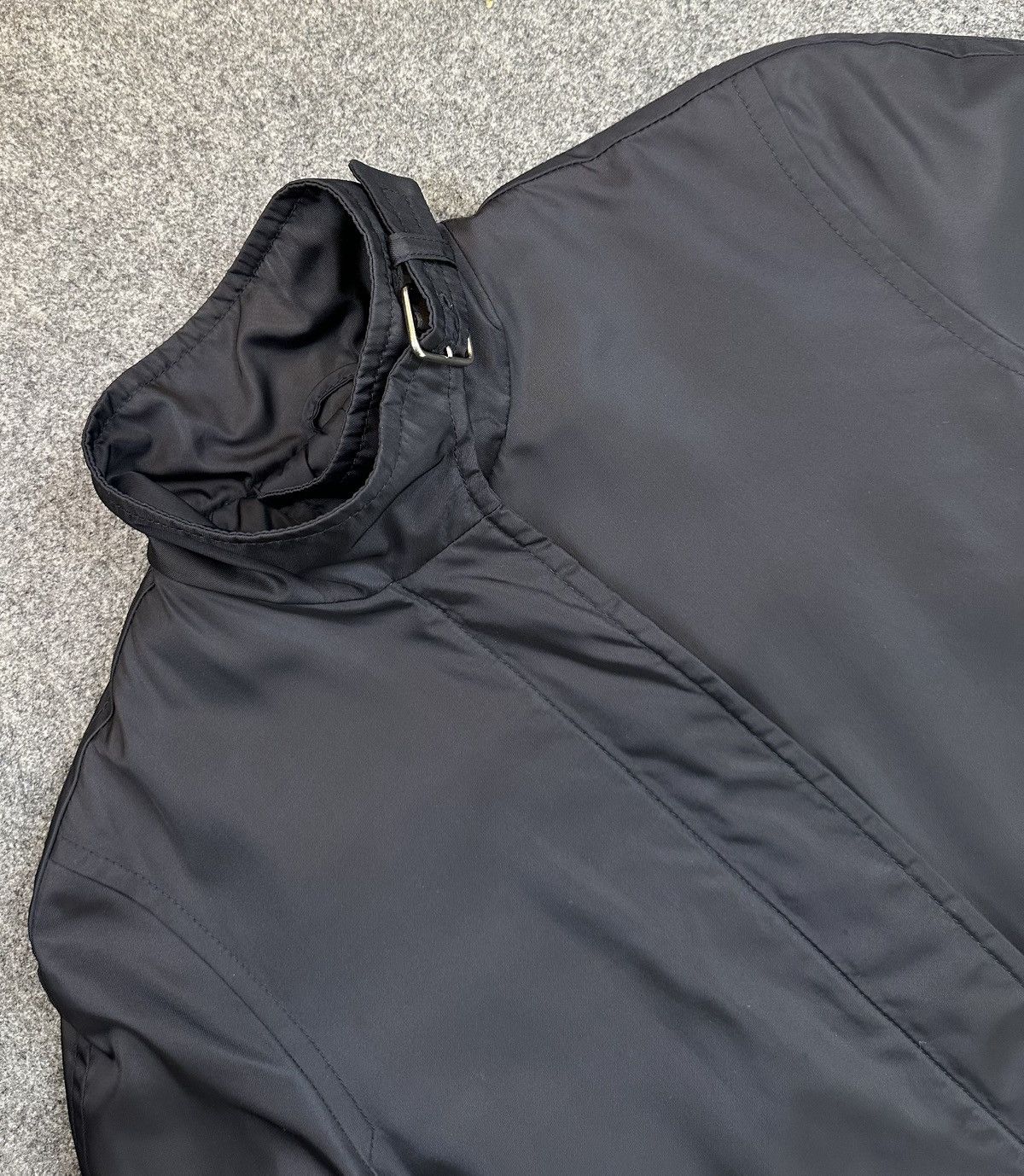 Prada Prada - Mac Zip-Up Nylon Coat - Emblem Logo With Neck Strap Size US M / EU 48-50 / 2 - 3 Thumbnail