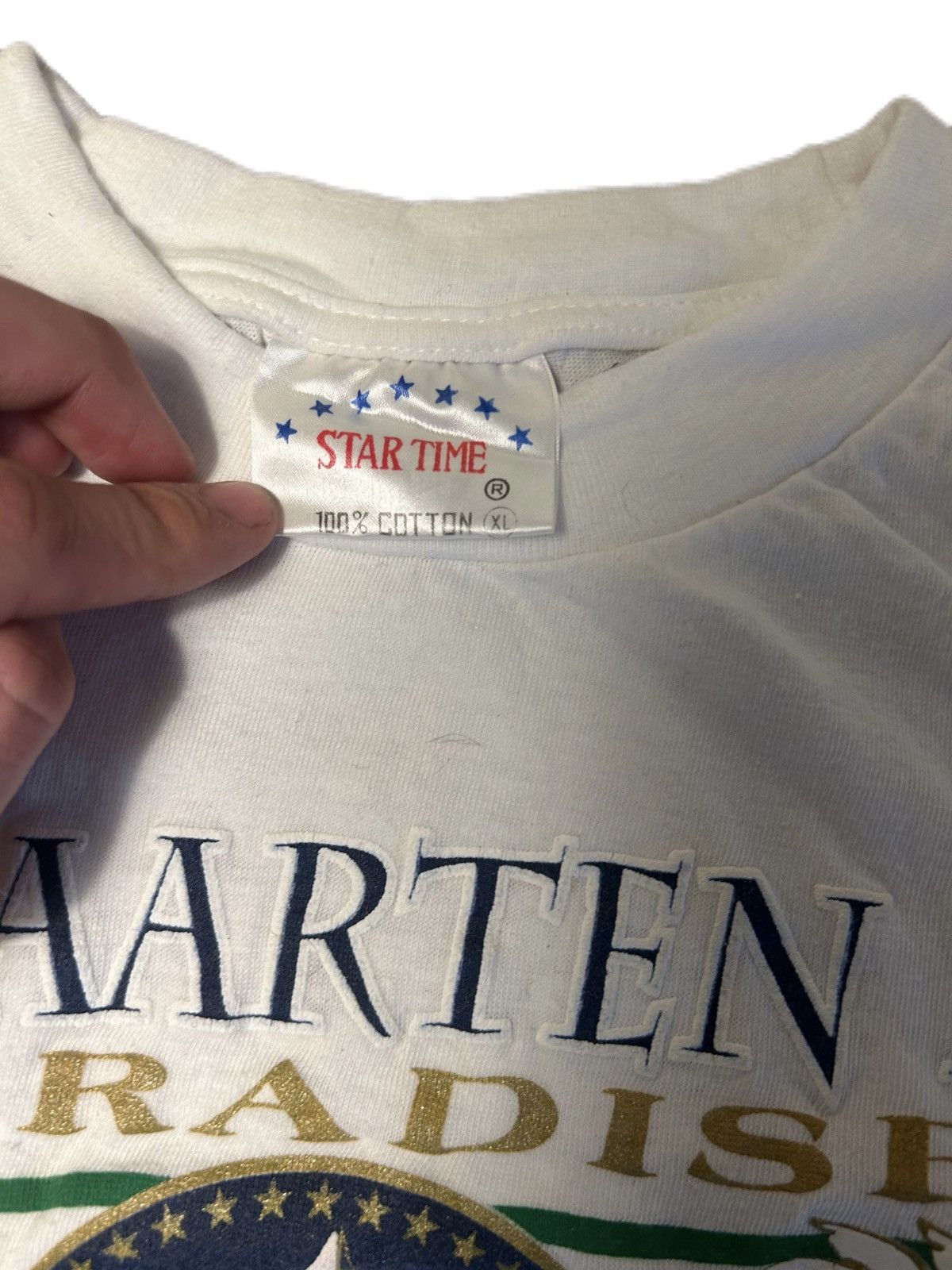 Vintage 1980s Single Stitch Shirt Size US XL / EU 56 / 4 - 1 Thumbnail