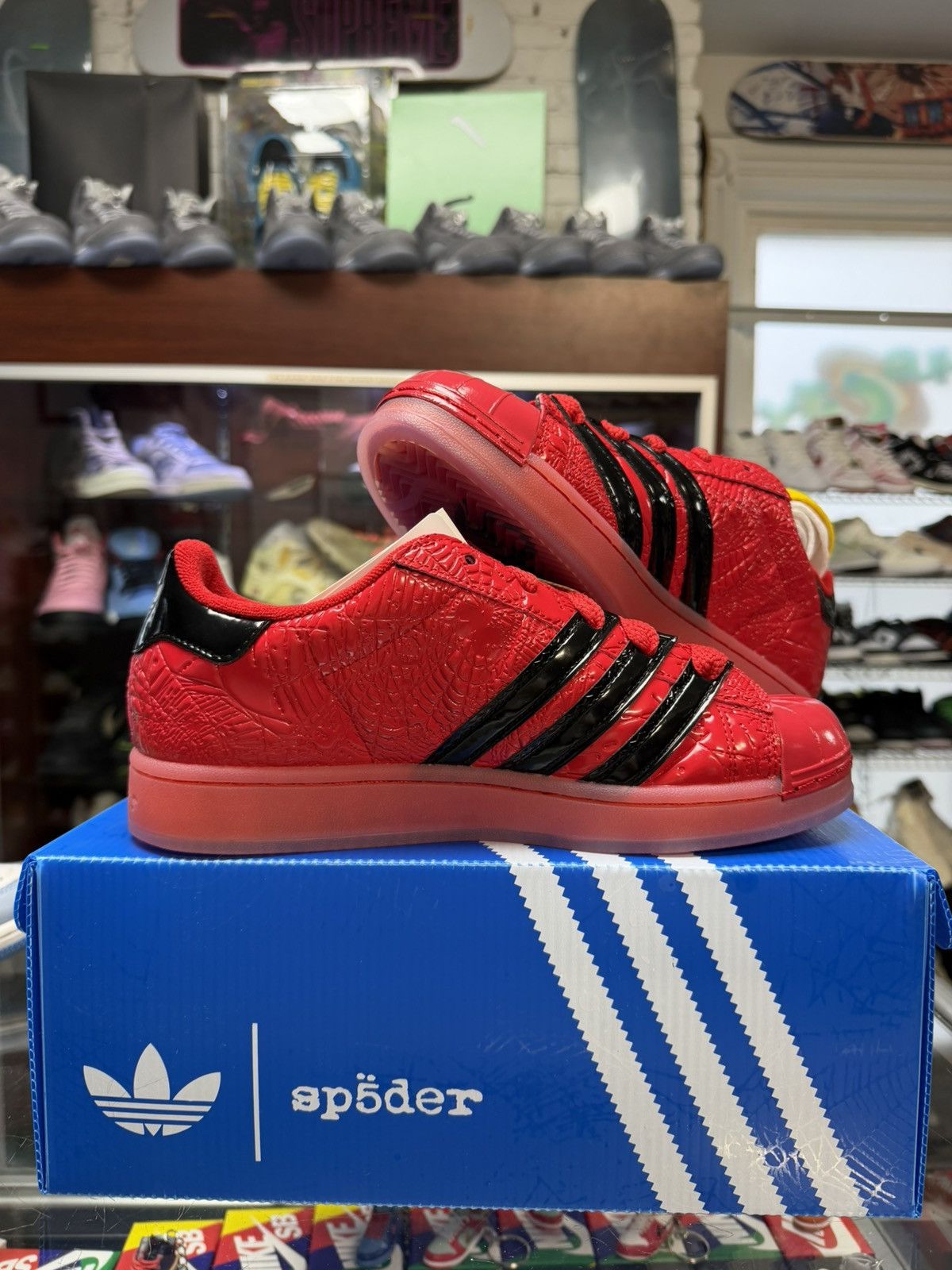 Sp5der Adidas Superstar X Sp5der Size US 7.5 / EU 40-41 - 2 Thumbnail