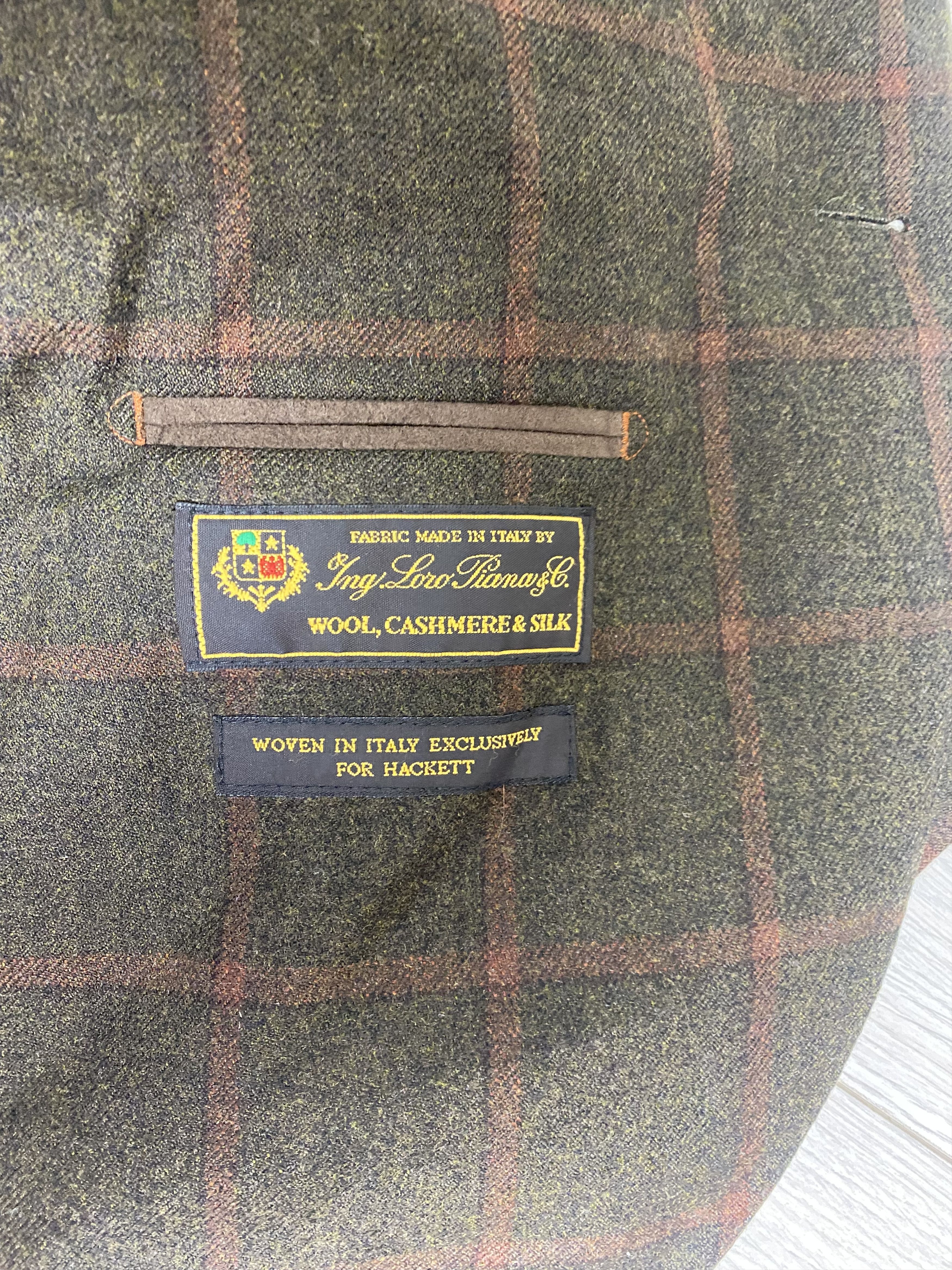Hackett × Loro Piana Hackett Loro Piana Cashmere Wool Blazer Size 44R - 4 Thumbnail