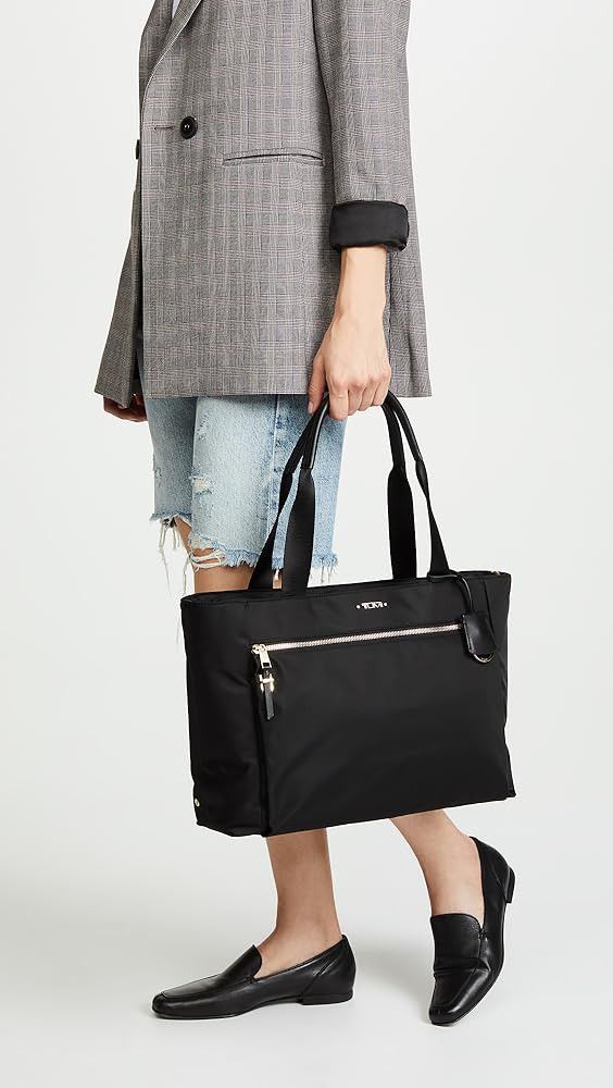 Tumi Authentic TUMI Mauren Tote Voyageur Black Nylon Size ONE SIZE - 20 Thumbnail
