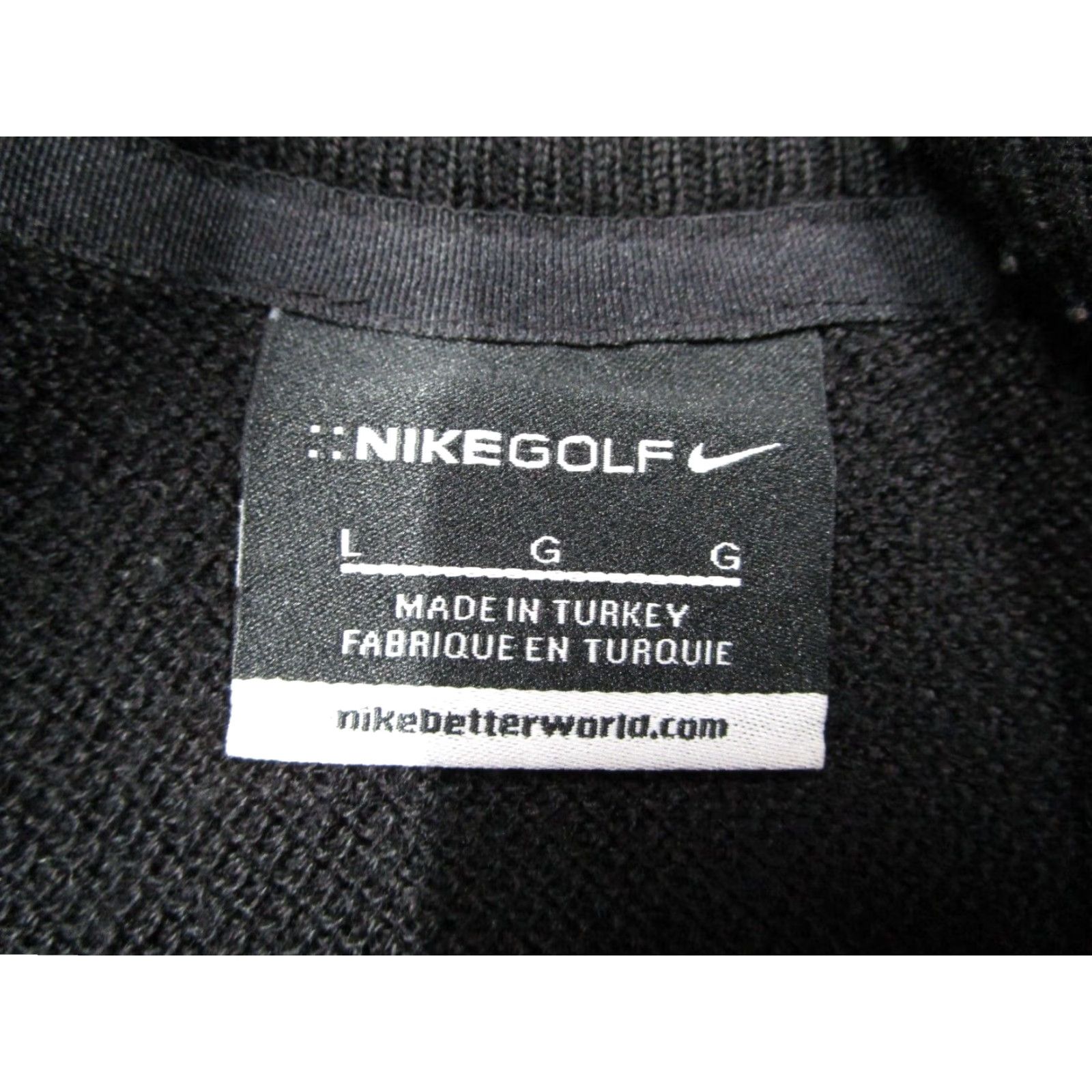 Nike Nike Golf Sweater Men Large Black 1/4 Zip Wool Blend Pullover La Quinta Resort Size US L / EU 52-54 / 3 - 3 Thumbnail