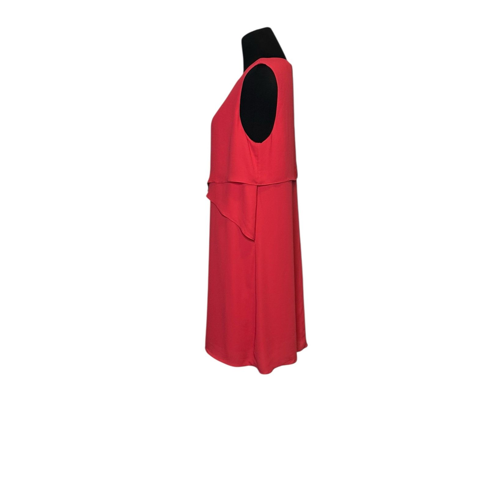 Bcbgmaxazria BCBGMAXAZRIA Red Drape Mini Dress size M Size M / US 6-8 / IT 42-44 - 10 Thumbnail