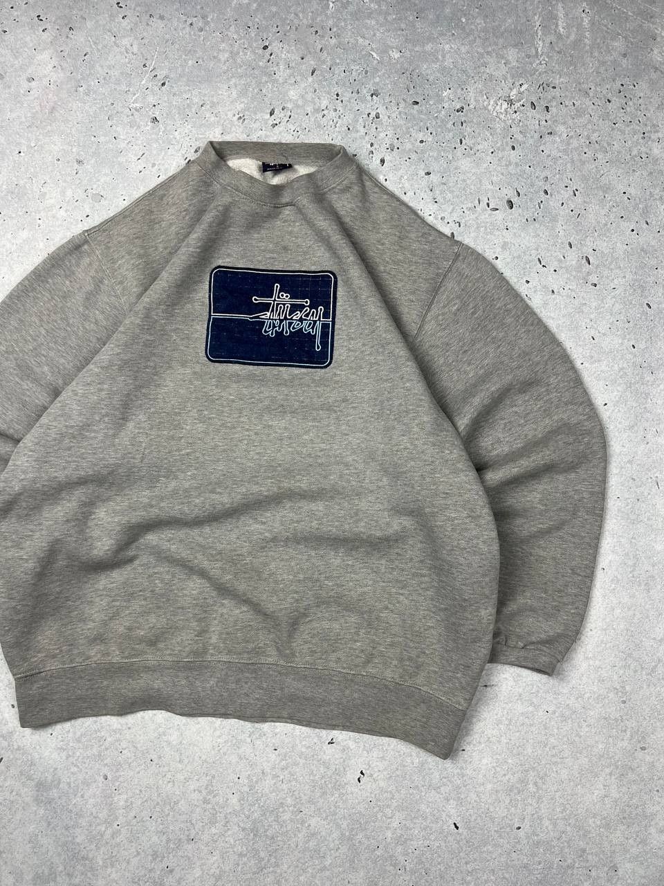 Stussy × Vintage Vintage Stussy Center Logo Boxy Sweatshirt Size US S / EU 44-46 / 1 - 2 Thumbnail