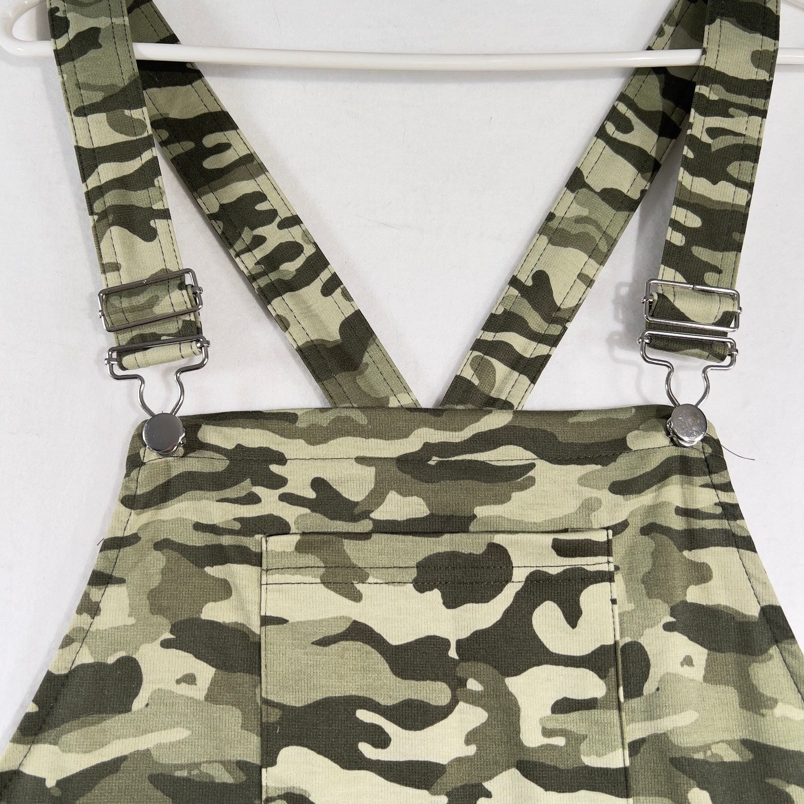 Other Jolie & Joy Camouflage Overalls Tunic Top Woman's 1X Green Size XL / US 12-14 / IT 48-50 - 3 Thumbnail