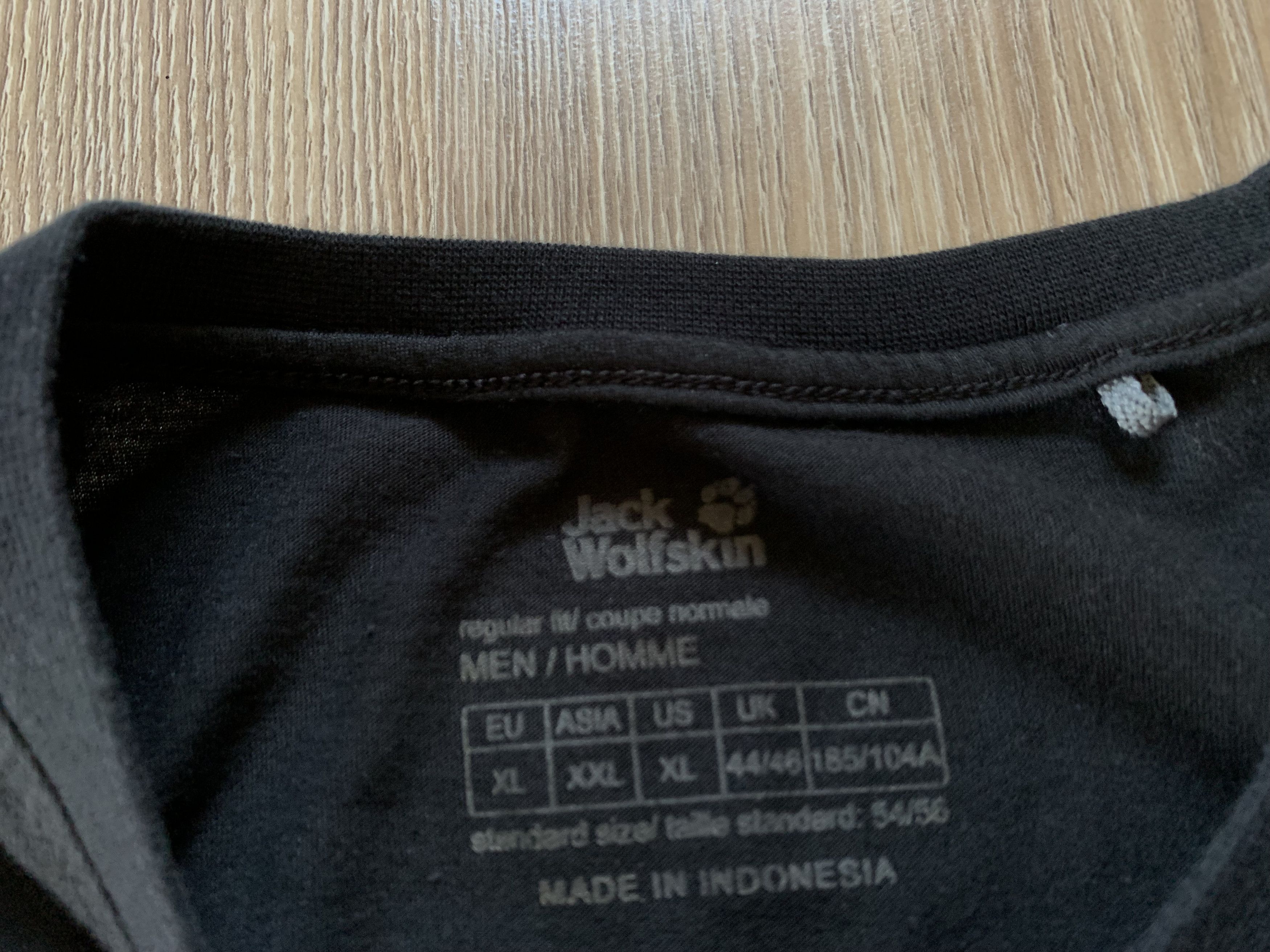 Jack Wolfskin Jack Wolfskin Outdoor Black Short Sleeve T Shirt Size US XL / EU 56 / 4 - 6 Thumbnail