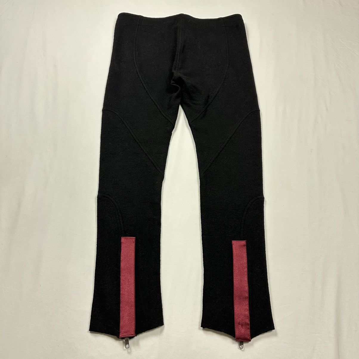 Ann Demeulemeester Ann Demeulemeester Wool Zipper Pants Archive Size 26" / US 2 / IT 38 - 1 Thumbnail
