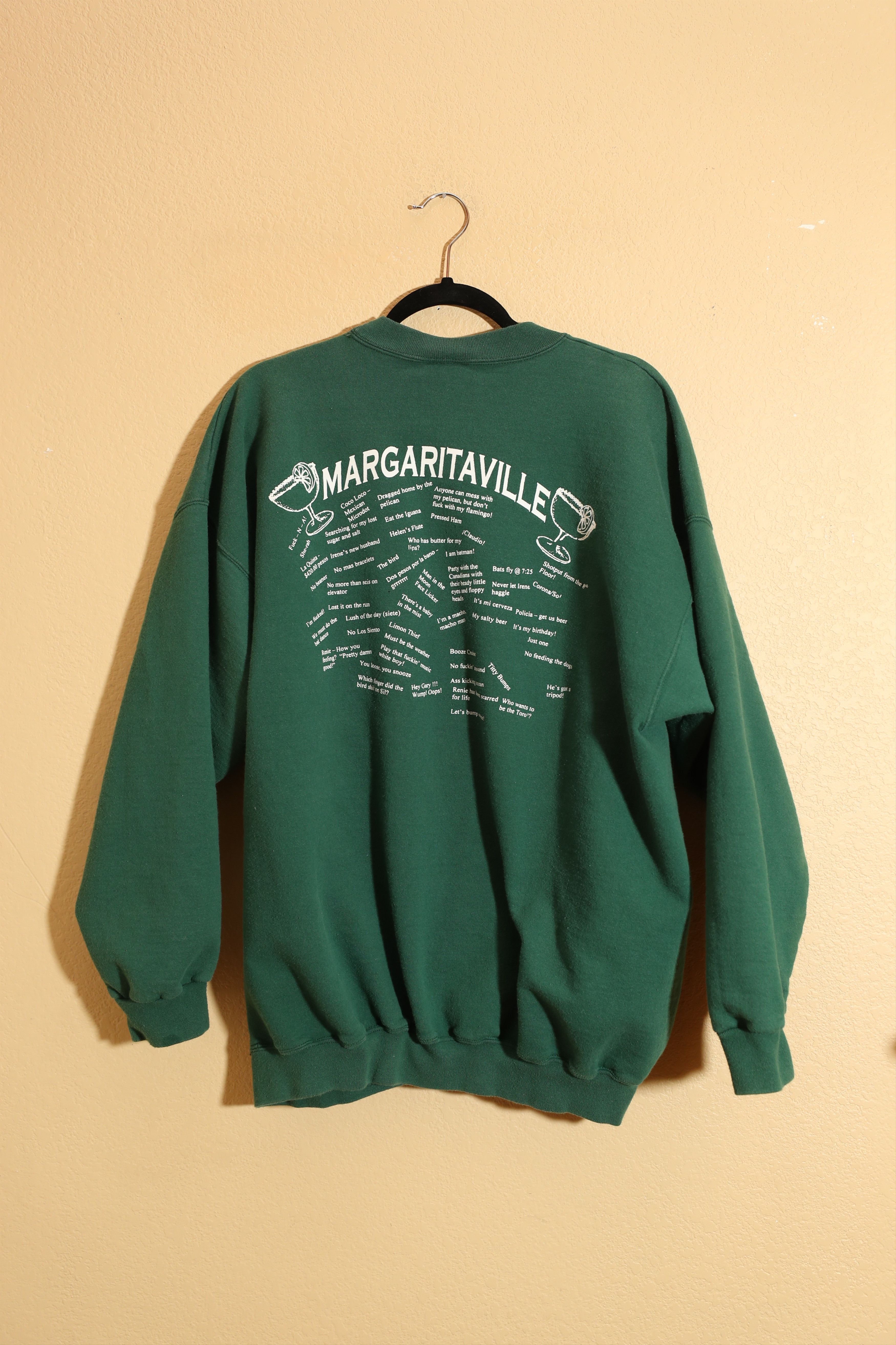 Hanes × Vintage 7 amigos ole ole ole Margaritaville Crewneck Sweatshirt (XL) Size US XL / EU 56 / 4 - 2 Thumbnail