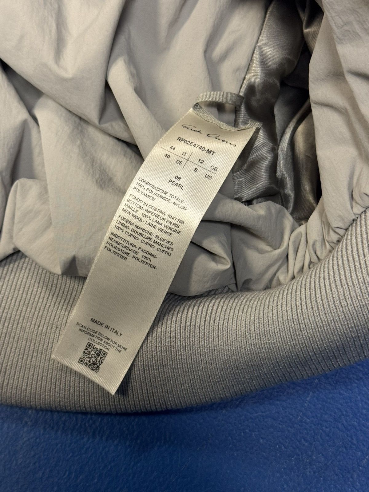 Rick Owens 2025 MainLine Rick Owens cropped womens jacket Size M / US 6-8 / IT 42-44 - 8 Thumbnail