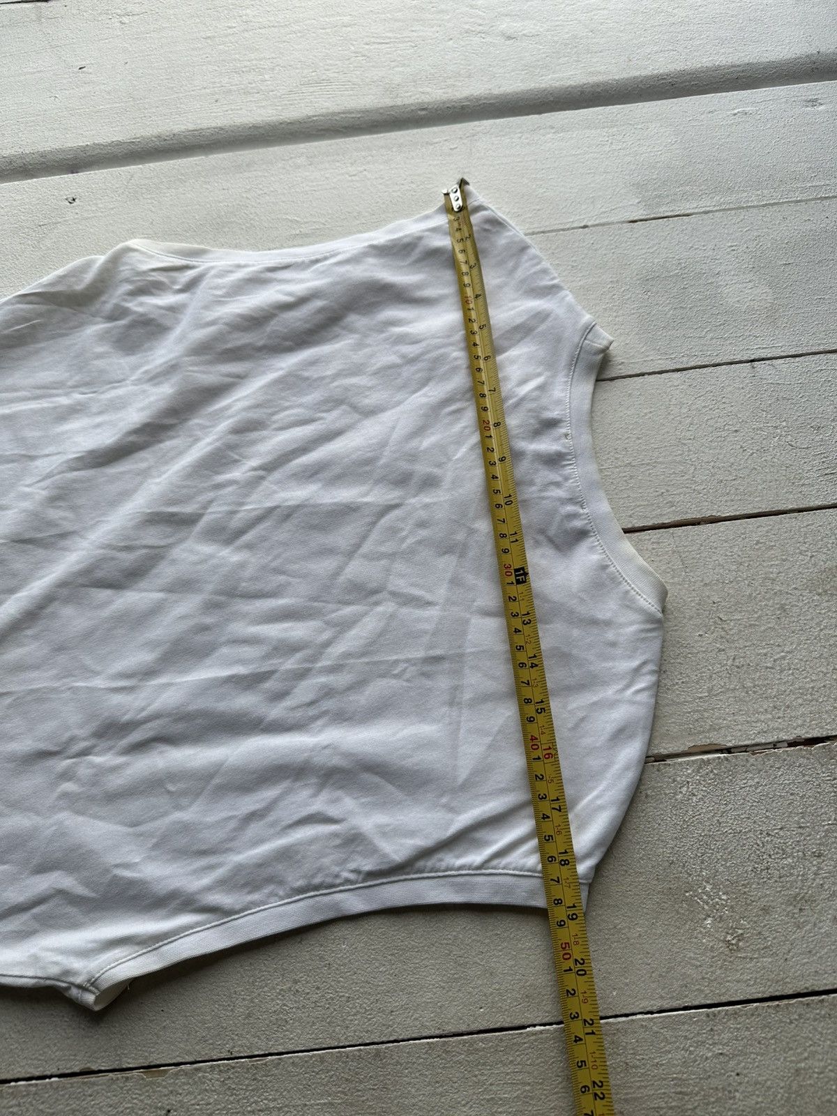 Jaded London 🚨 JADED LONDON Y2K BIG LOGO WHITE TANK TOP MEN SKATE SK8 Size US L / EU 52-54 / 3 - 13 Thumbnail