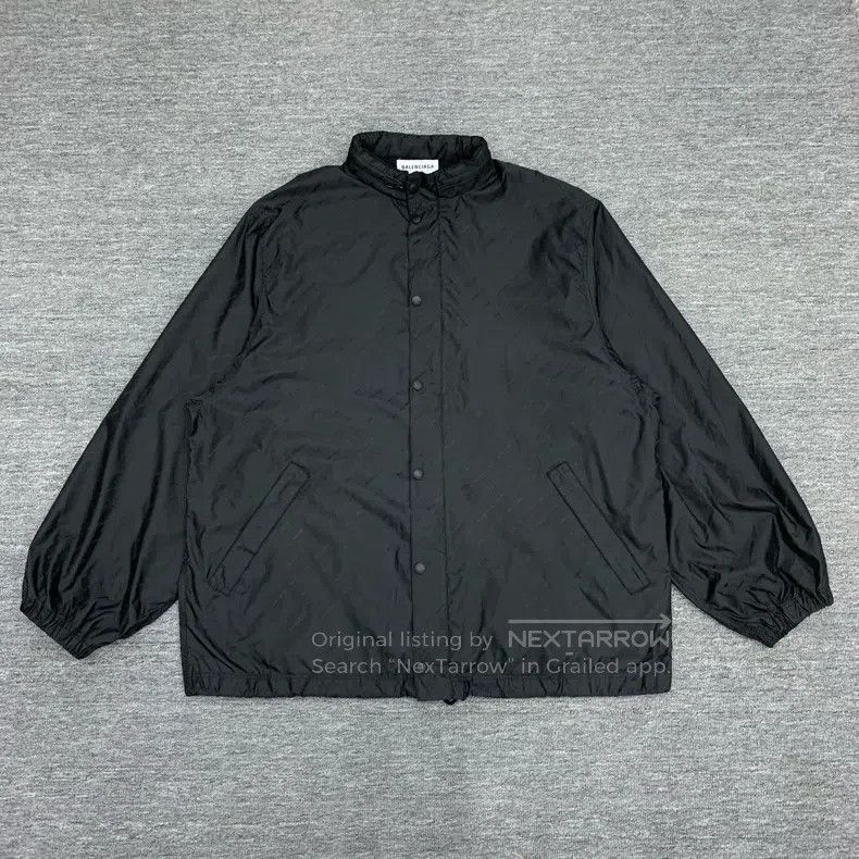 Balenciaga Balenciaga Black Camo Full Print Stormbreaker Jacket Size US XS / EU 42 / 0 - 1 Thumbnail