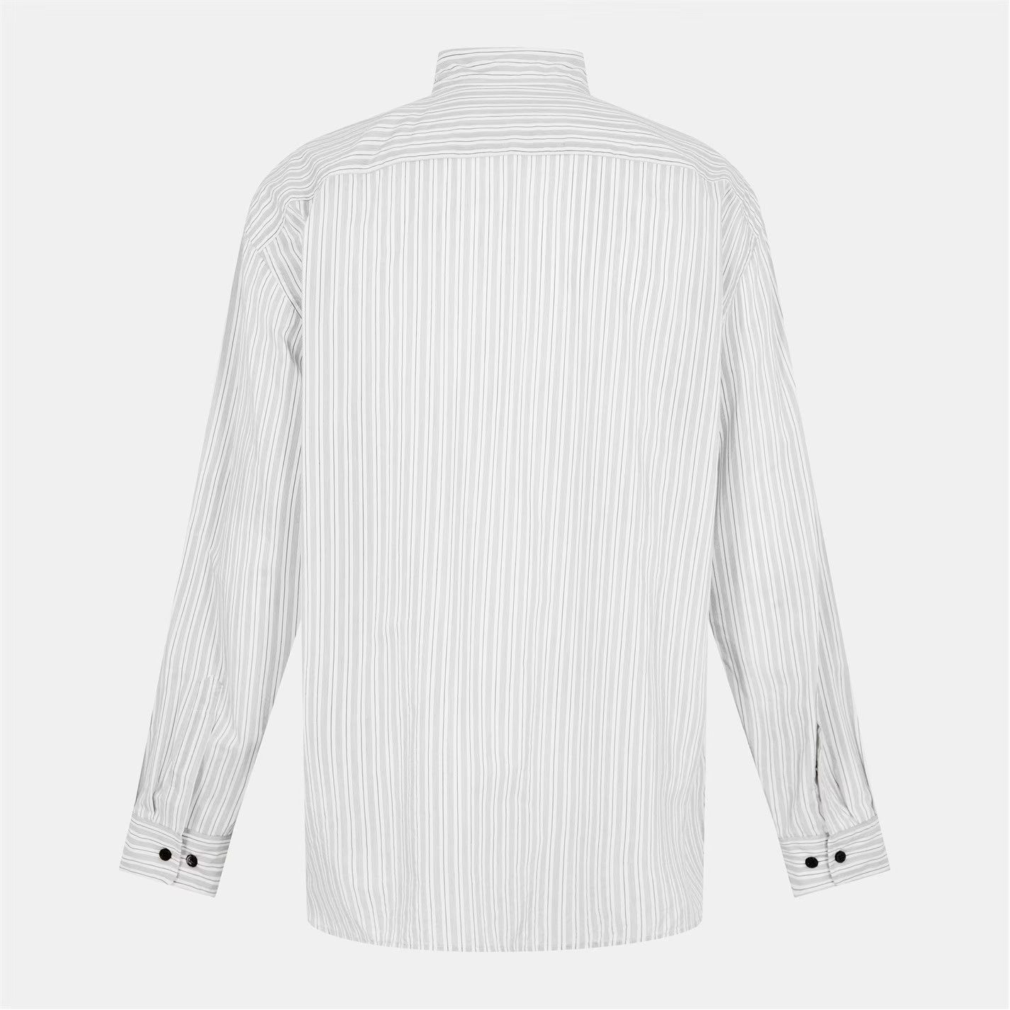 Dries Van Noten o1g2r1mq0426 Croom Shirt in Light Grey Size US L / EU 52-54 / 3 - 2 Thumbnail