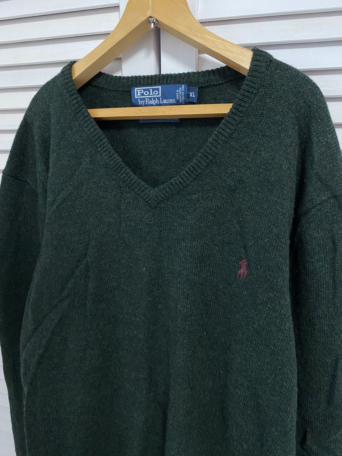 Polo Ralph Lauren × Ralph Lauren Vintage KnitWear Sweater Polo Ralph Lauren Casual OldMoney Size US XL / EU 56 / 4 - 3 Thumbnail