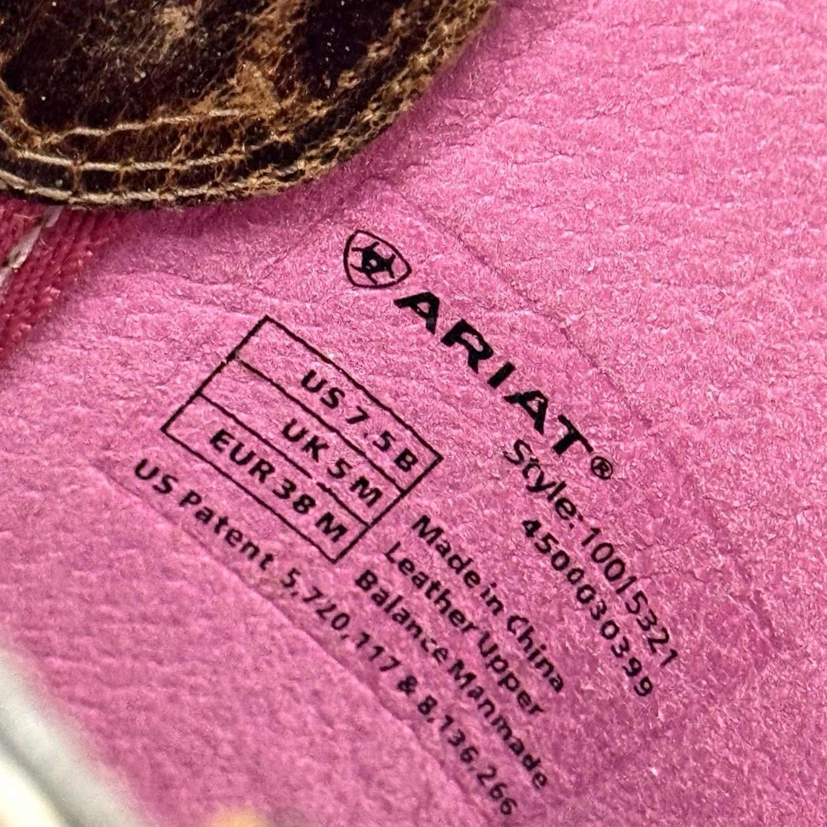 Ariat Ariat Unbridled Western Boots Square Toe Camouflage Pink B Women Sz 7.5 Size US 5 / IT 35 - 4 Thumbnail