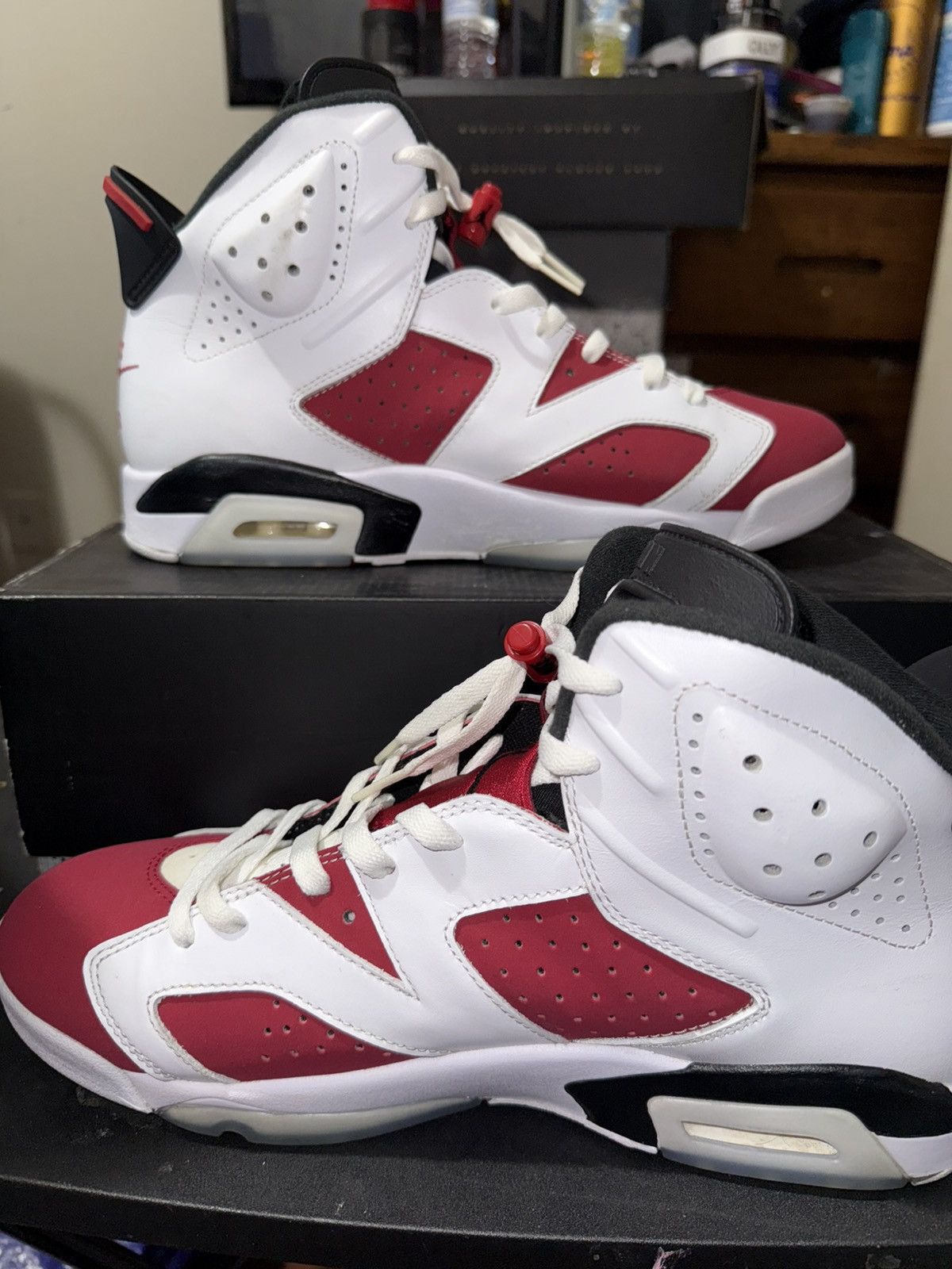 Jordan Brand × Nike Jordan 6 “Carmine” Size US 11.5 / EU 44-45 - 4 Thumbnail