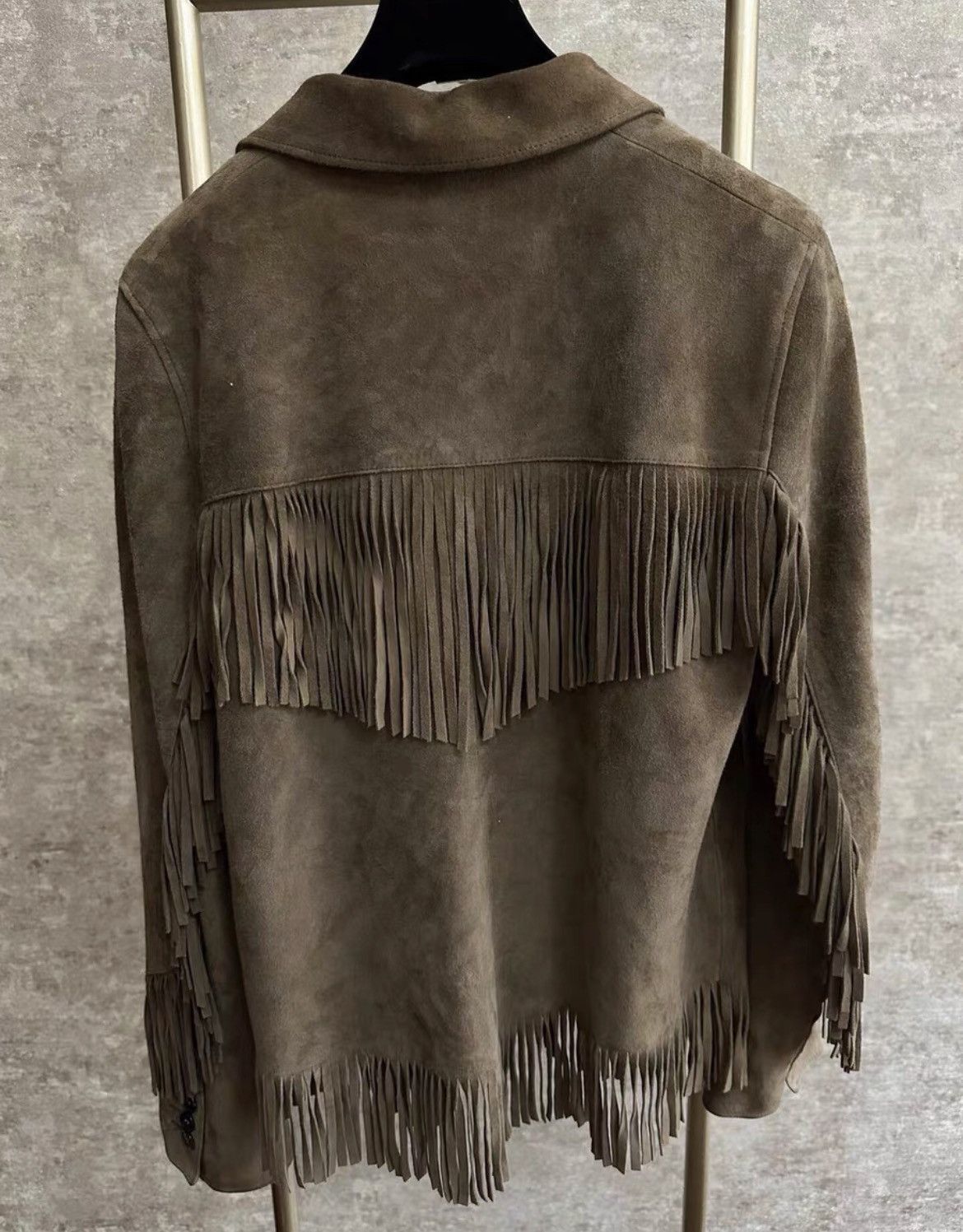Saint Laurent Paris Saint Laurent Brown jacket Size US M / EU 48-50 / 2 - 2 Thumbnail