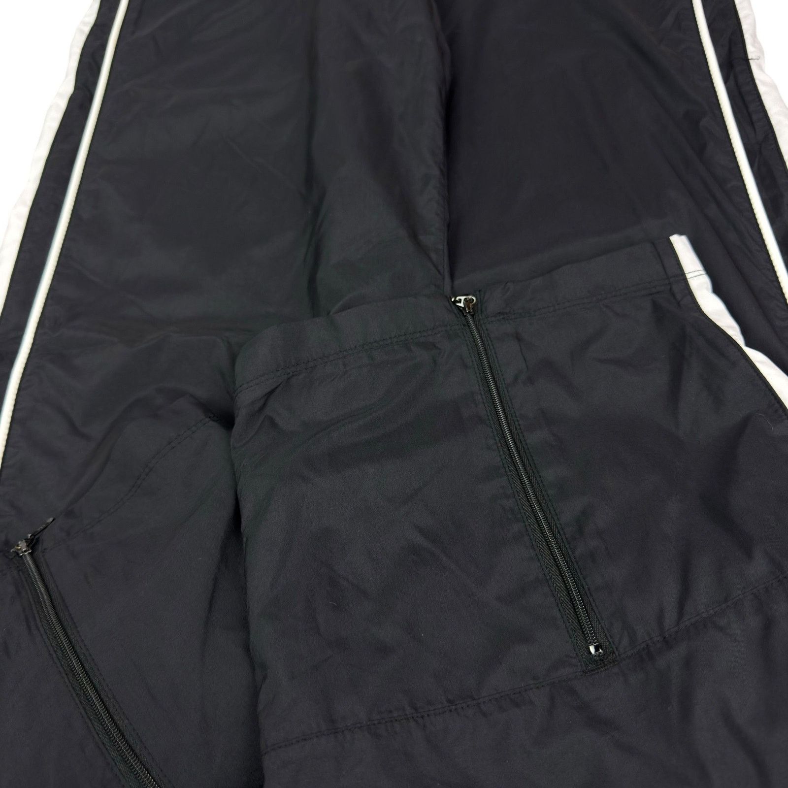Nike Nike Men's Black Tappered Leg Zipper Hem Track Pants Large Size US 30 / EU 46 - 6 Thumbnail