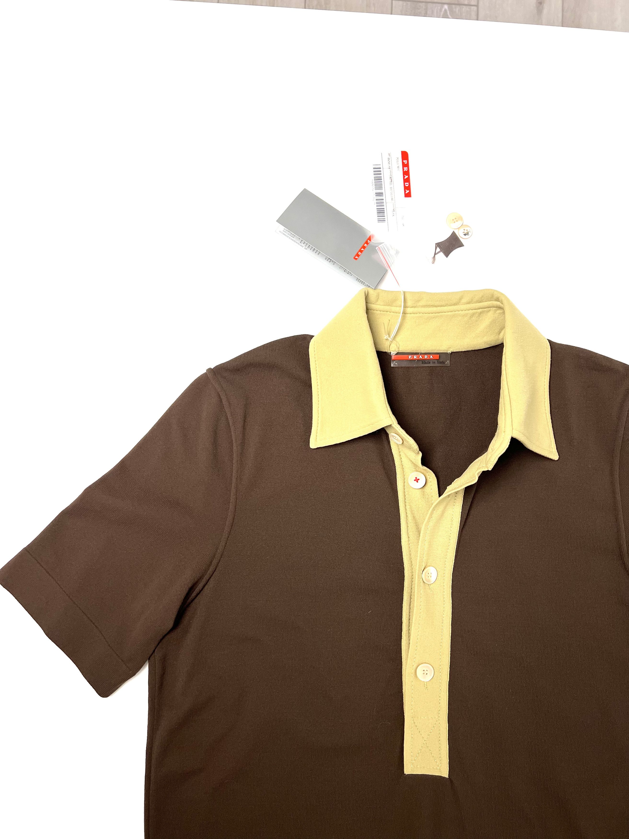 Prada PRADA SPORT, MENS POLO SHIRT W / SHORT SLEEVES Size US M / EU 48-50 / 2 - 9 Thumbnail