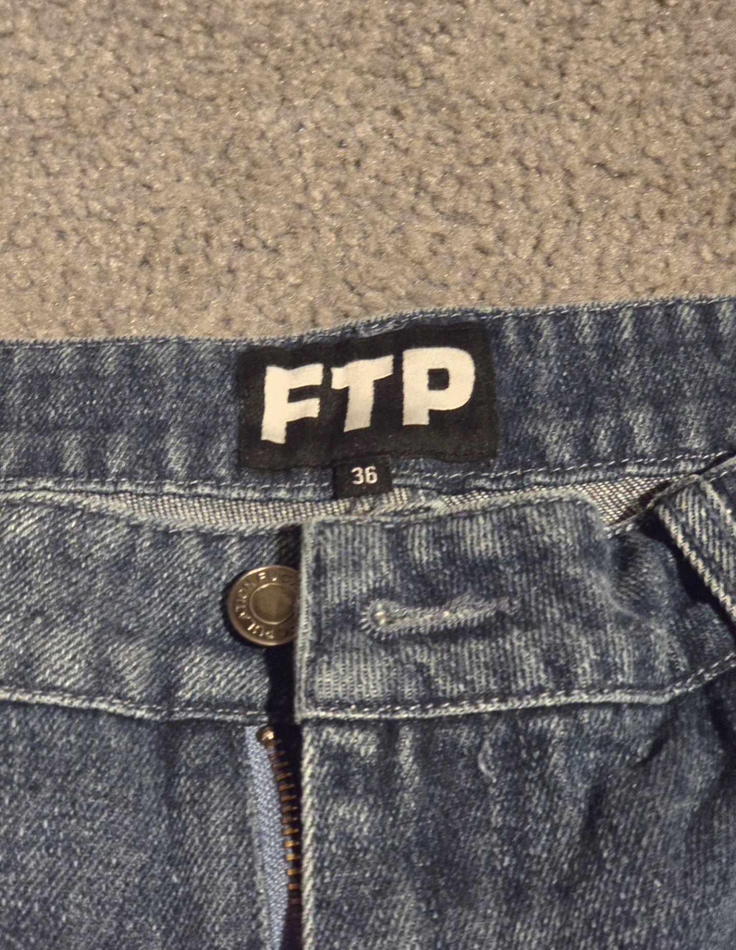 Fuck The Population FTP Chrome Cross Logo Size US 36 / EU 52 - 5 Thumbnail