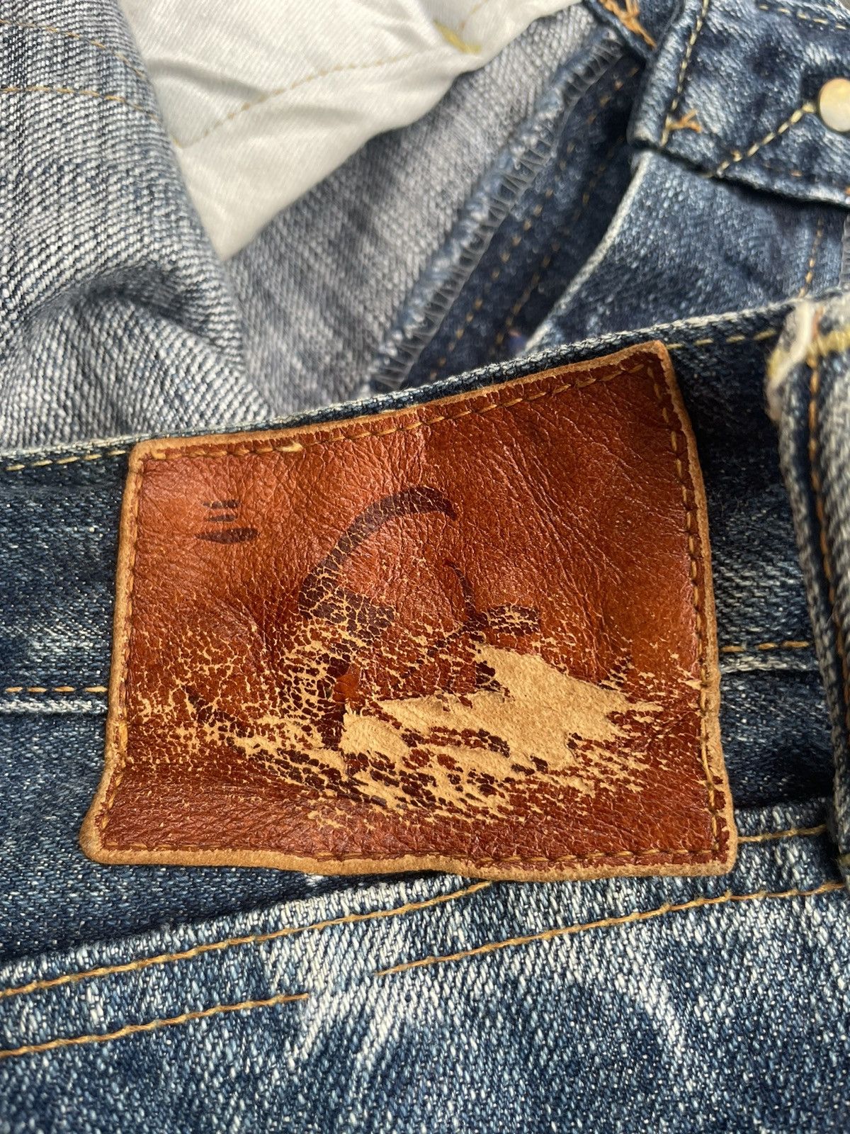 Eternal Eternal Japan Distresed Denim Size 36" / US 14 / IT 50 - 12 Thumbnail