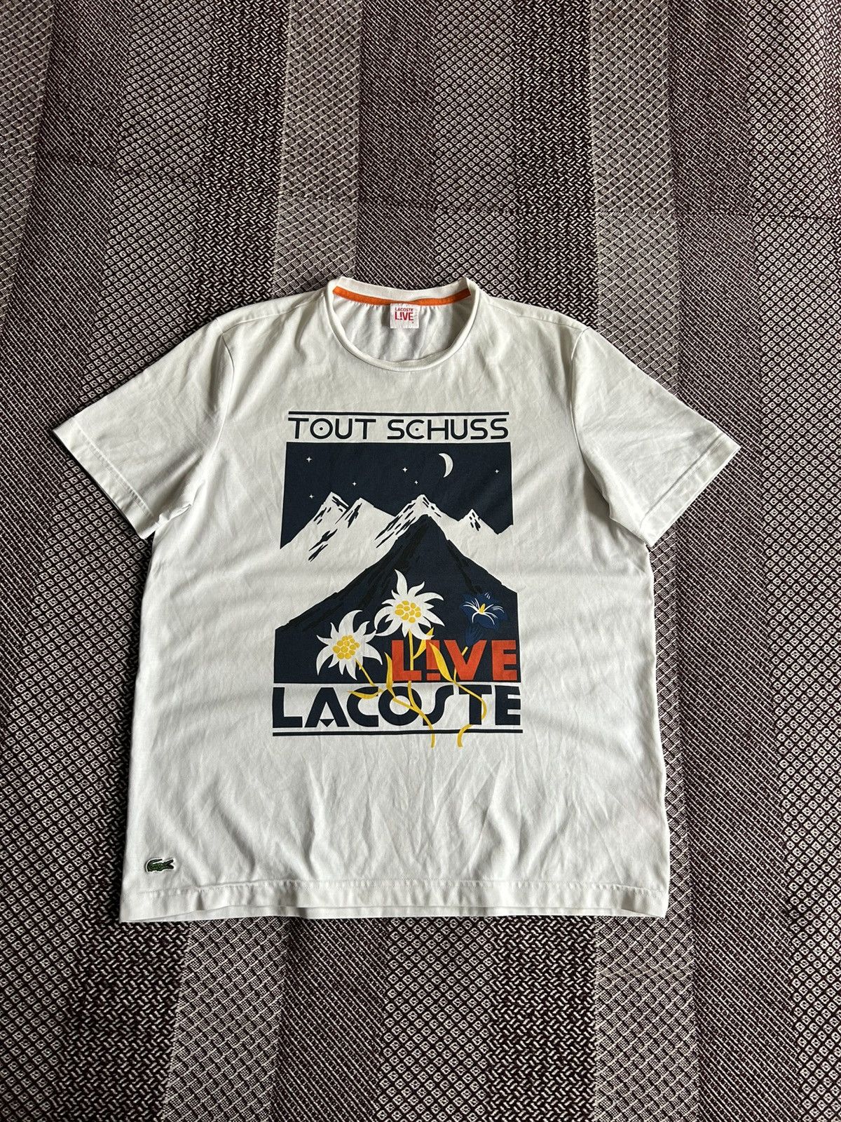 Lacoste Lacoste Live T-shirt Big Logo Graphic Print Tee Size 5 / L Size US L / EU 52-54 / 3 - 1 Thumbnail