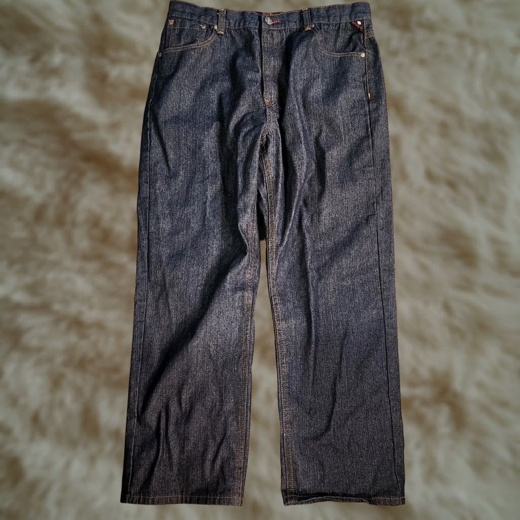 Enyce Enyce Jeans Men's 40X32 Dark Blue Denim Straight Leg Baggy Hip Hop Streetwear Jeans 40 Regular Blue Mens Size US 40 / EU 56 - 1 Thumbnail