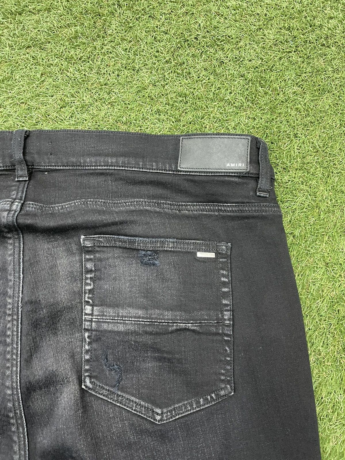 Amiri Size 40 - Amiri Black Multi Color MX1 Jeans $1090 Retail Size US 40 / EU 56 - 8 Thumbnail