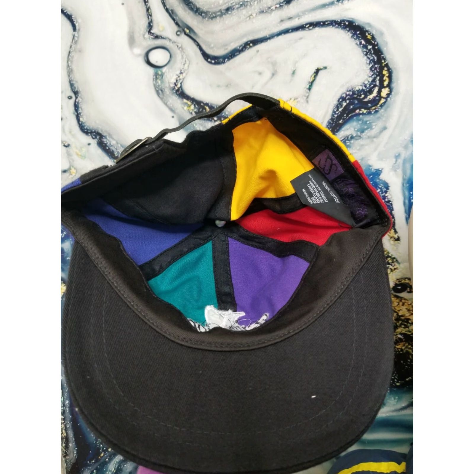Vintage VINTAGE Merkley Headgear Strapback Baseball Cap Hat The Tradition OSFA Adjustable Teal Mens Cap Size ONE SIZE - 7 Thumbnail