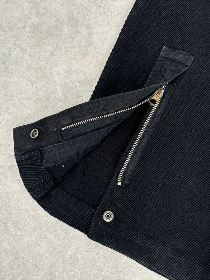 Armani AW2005 Armani Black Corduroy Cargo Wide-Leg Pants Size US 34 / EU 50 - 11 Thumbnail