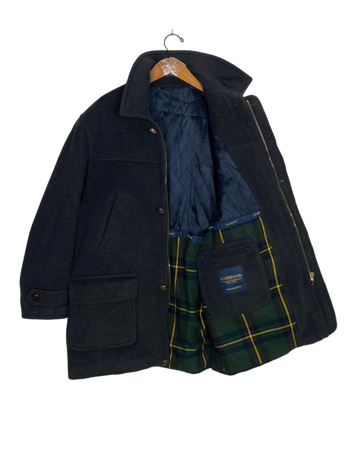 McGregor Rare‼️ Vintage McGregor Outdoorwear Cashmear Coat Made Italy Size US L / EU 52-54 / 3 - 2 Thumbnail