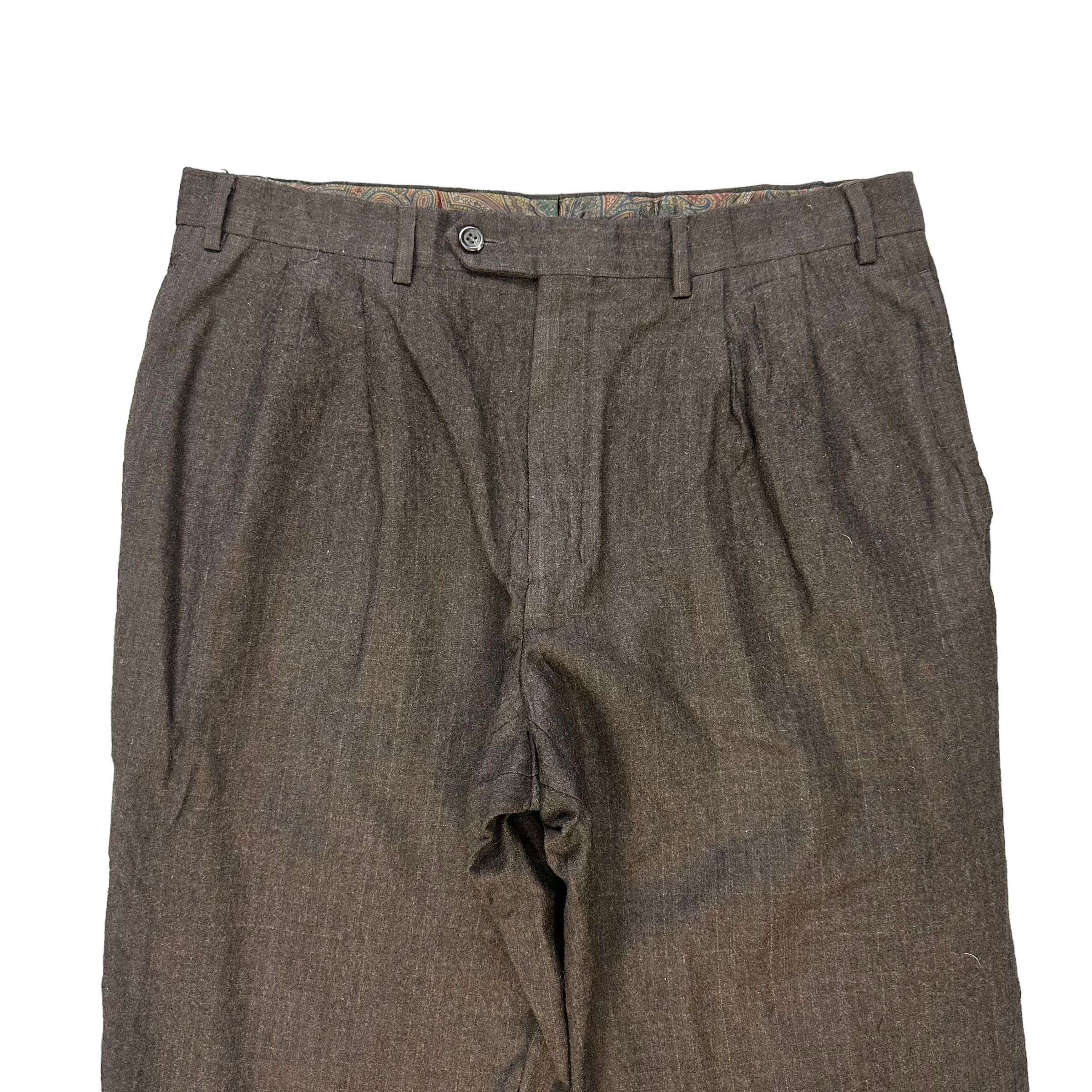 Ralph Lauren RALPH LAUREN WOOL TROUSERS #7622-158 Size US 35 - 2 Thumbnail