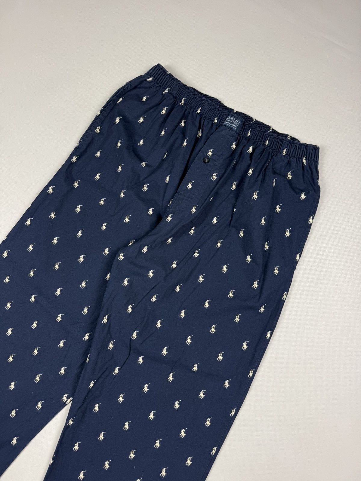 Polo Ralph Lauren Polo Ralph Lauren Sleepwear Monogram Multilogopants Trousers Size US 32 / EU 48 - 2 Thumbnail